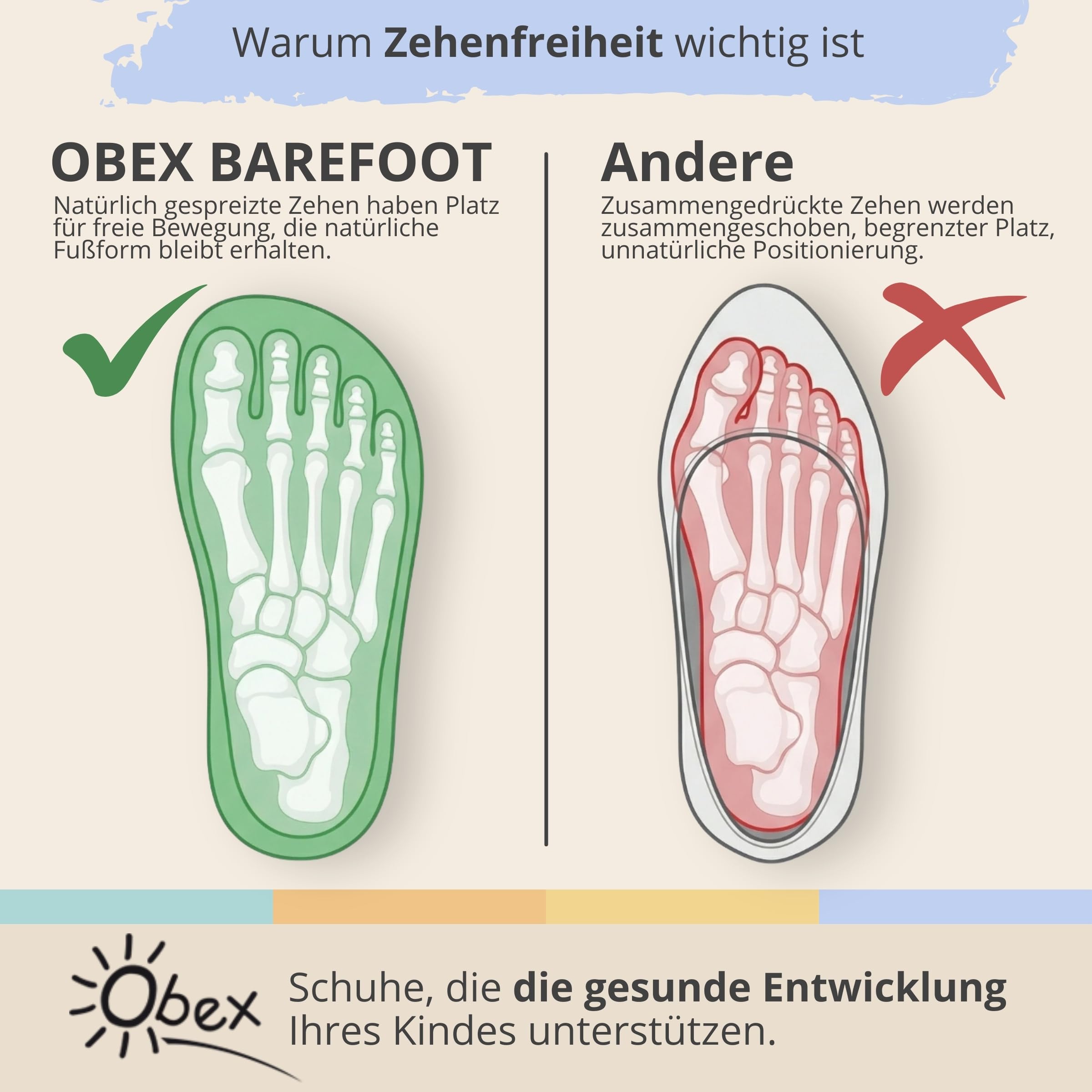 Obex barefoot kapcie dzieciece elastyczna podeszwa idealne do domu i przedszkola