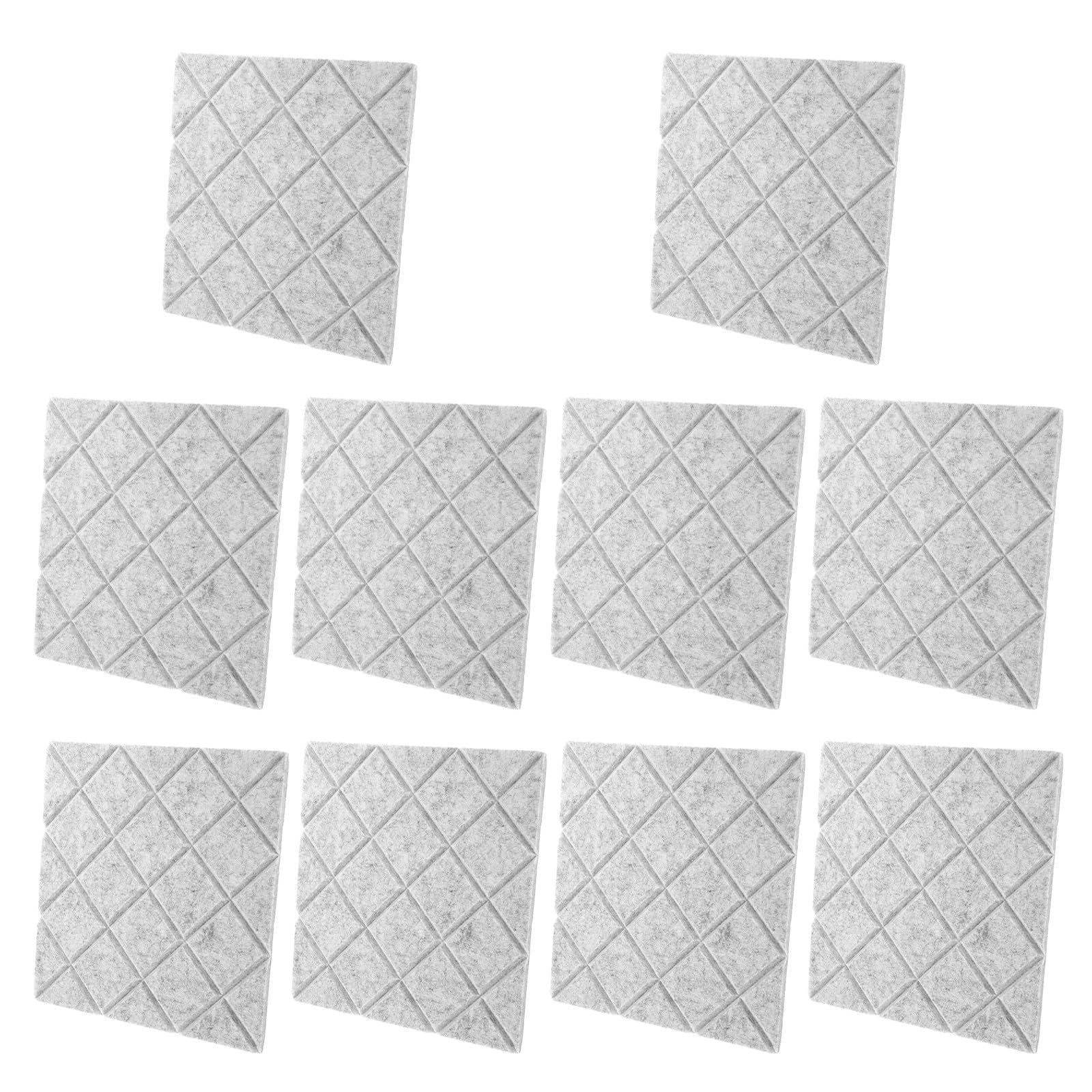 Pannello Acustico Fonoassorbente 10 Pezzi Romboidale