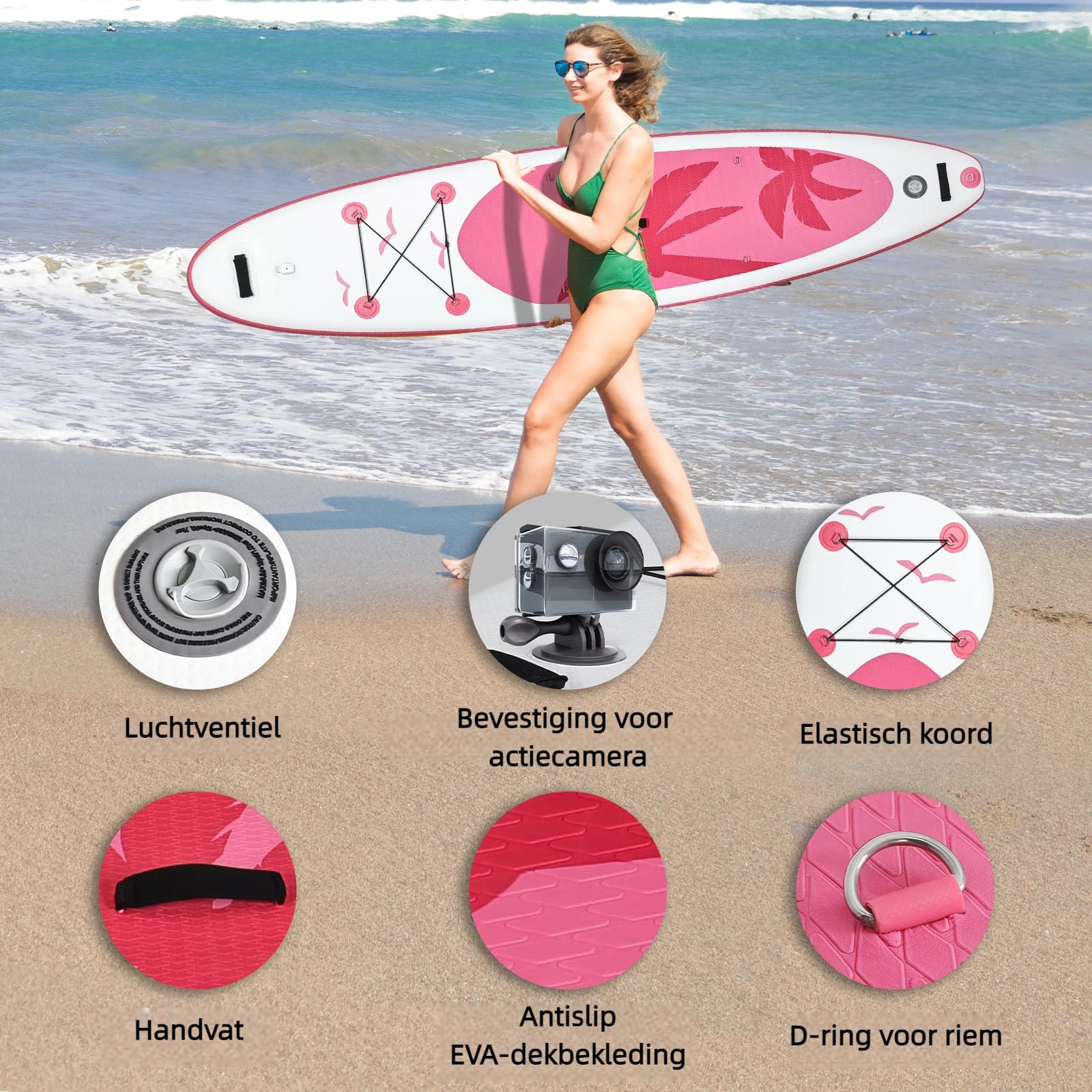 YU YUSING Tavola Sup Gonfiabile 320/335 cm, Sup Gonfiabile Adulti, Paddle Board Gonfiabile, Sedile da Kayak, Pagaia in Alluminio, Pompa, Adatta a Tutti i Livelli di Abilità, Fino a 150 kg
