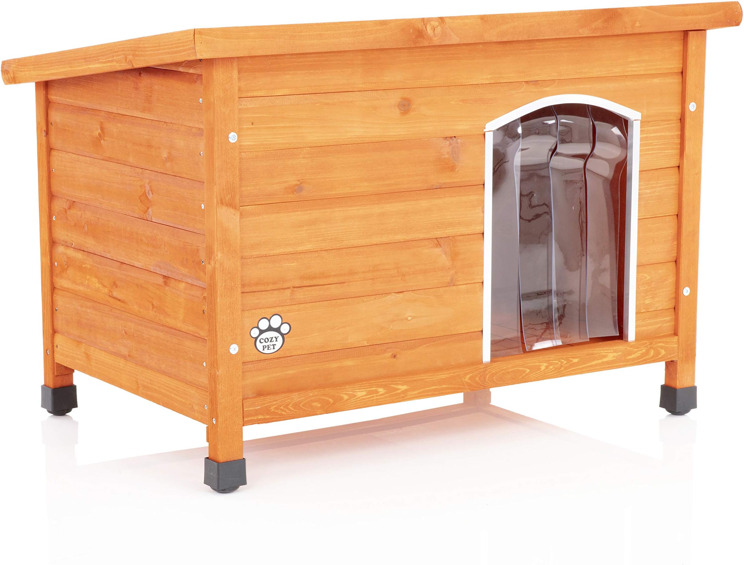 Cozy Pet Insulated Wooden Dog Kennel Small With Removable Floor NEW Model House Kennels Houses