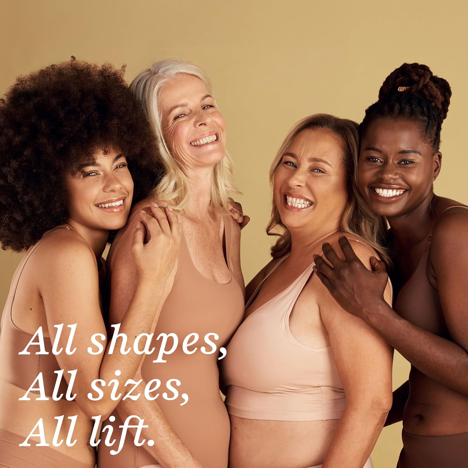 Hampton Adams | As Seen on Shark Tank | Female Body Tape (Plus Size) | Perky Push-up Tape Strapless Bra for Large Breasts DD+ | Invisible Bust Lifting & Instant Sticky Magic Breastlifting Nude