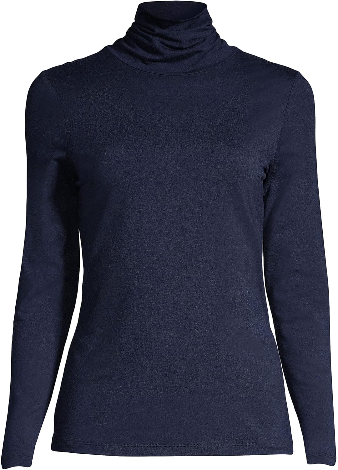 Lands' End Lightweight Jersey Long Sleeve Turtleneck - Image 3