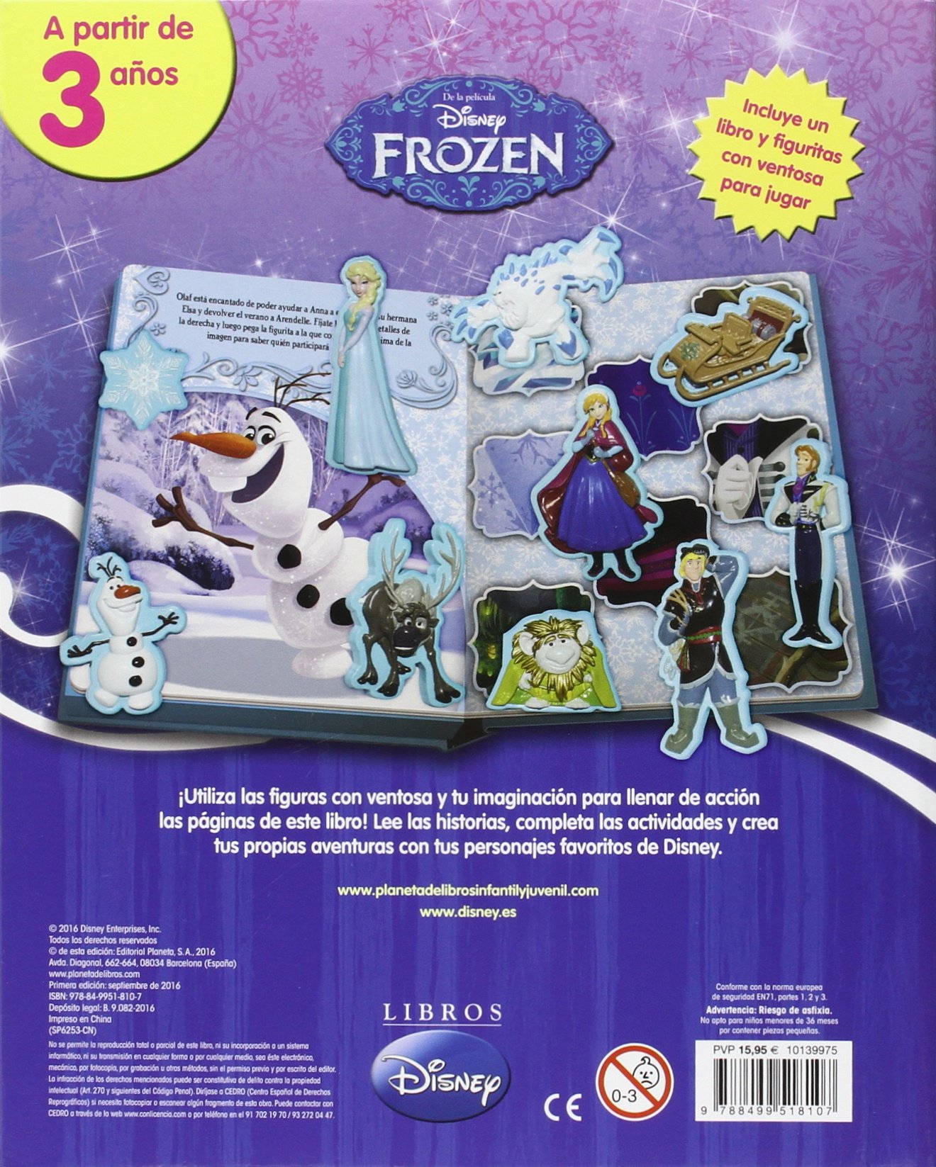 Frozen. Historias animadas: Libro con 10 figuritas