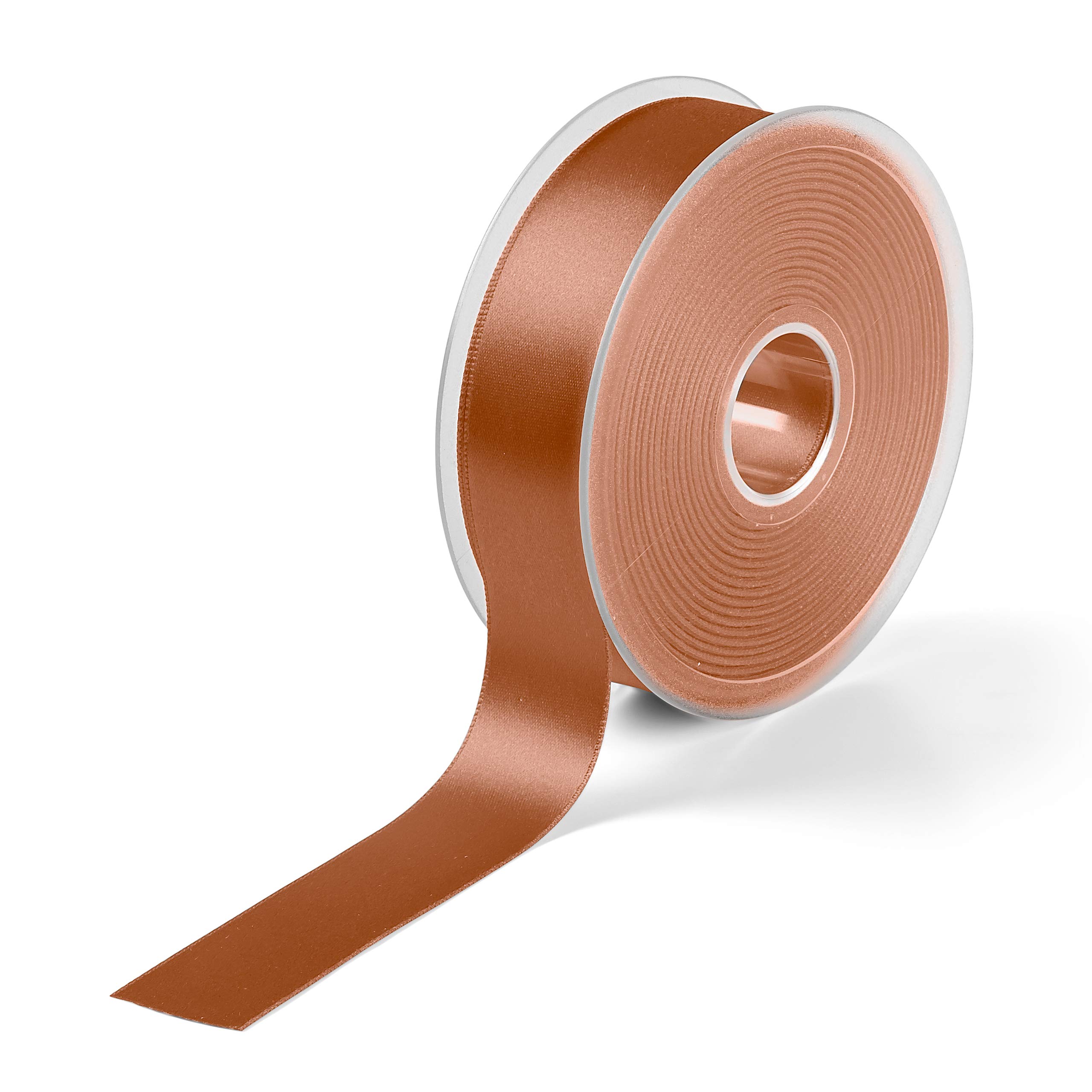 Prym Satin Ribbon 25 mm Caramel, 100% Polyester