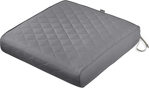 Miniatura 20 de Classic Accessories Montlake - Cojín de asiento acolchado cuadrado para exteriores, resistente al agua, 25 x 25 x 5 pulgadas, para muebles de patio