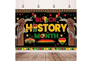 Black History Month Decorations Banner