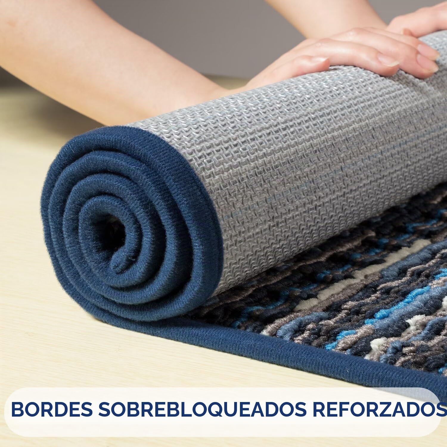 Biscpro Felpudo Entrada Casa 60x90cm Alfombra Antideslizante Tapete Lavable para Entrada,Interior,Pasillo, Cocina,Oficina,Dormitorio