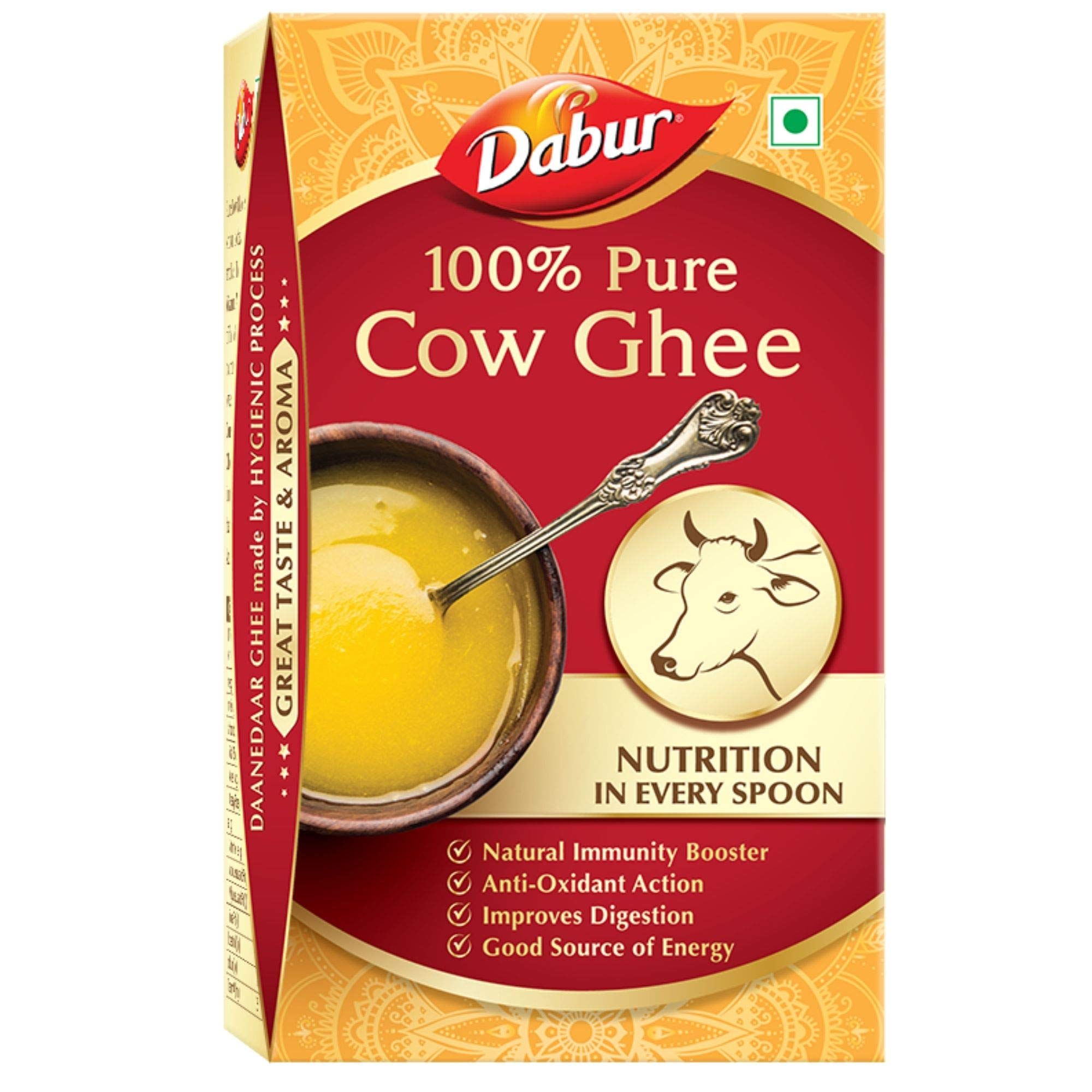 Buy Dabur 100 Pure Daanedaar Cow Ghee with Rich Aroma Naturally
