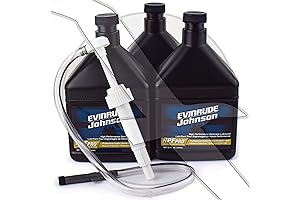 Evinrude ETEC Johnson OMC HPF Pro Gearcase Lubricant and Pump Kit: Professional-Grade...