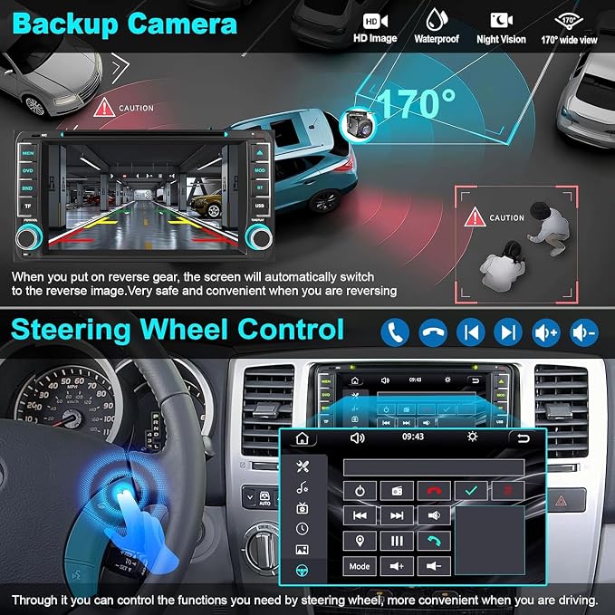 Radio para carro con pantalla 7 pulgadas B4U miniatura 7