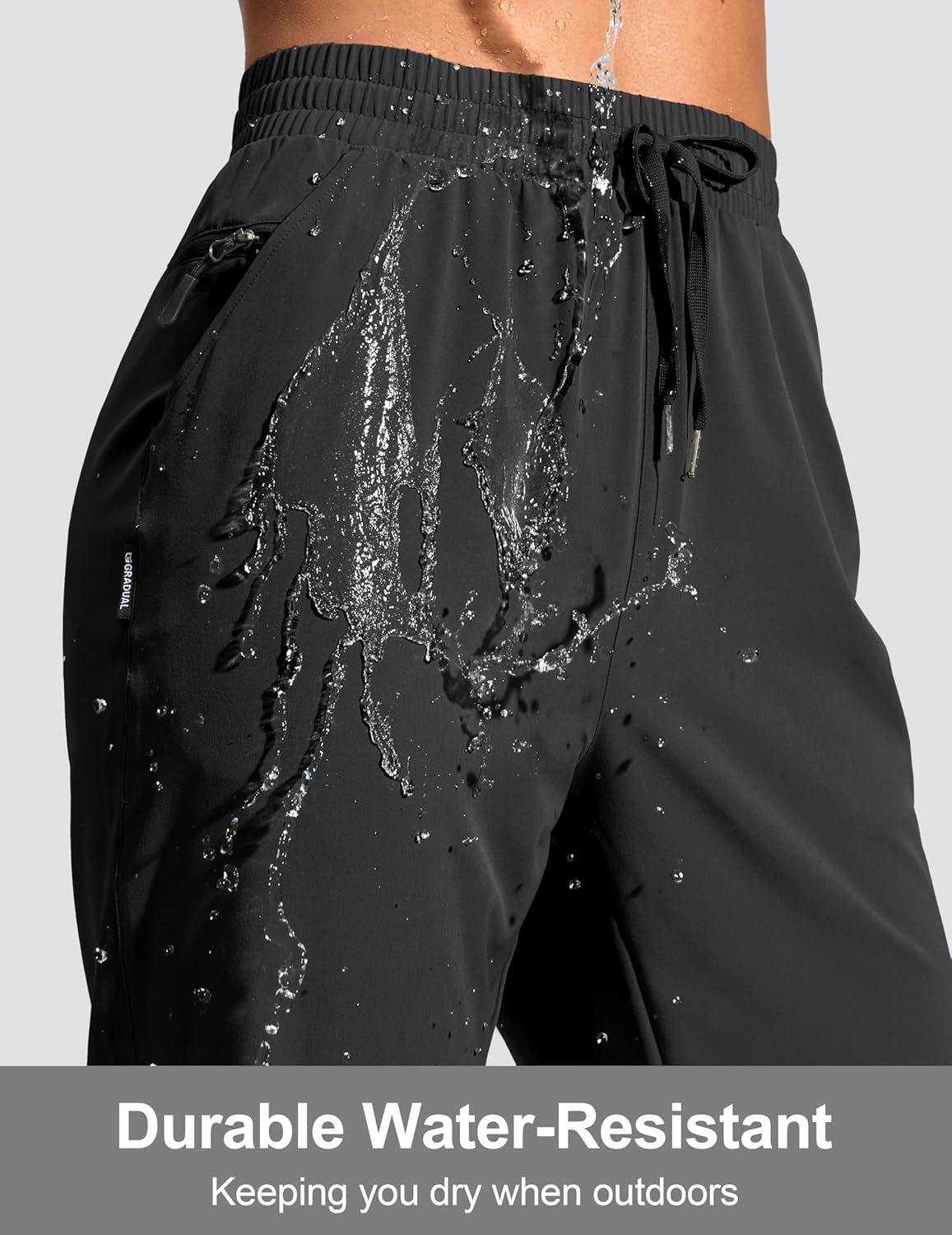 G Gradual Women's 13" Long Hiking Shorts with Zipper Pocket Lightweight Quick Dry Knee Length Bermuda Shorts for Women - Image 5