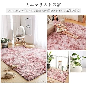 Amazon｜ラグマット ラグカーペット 滑り止め付 洗えるラグ 抗菌