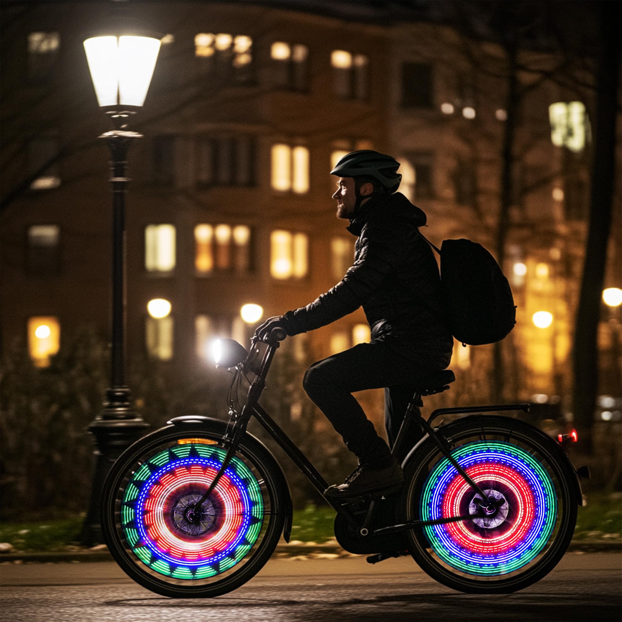 32 Led Lampeggiante Colorato Ruota Per Bicicletta Spia ... - Alibaba