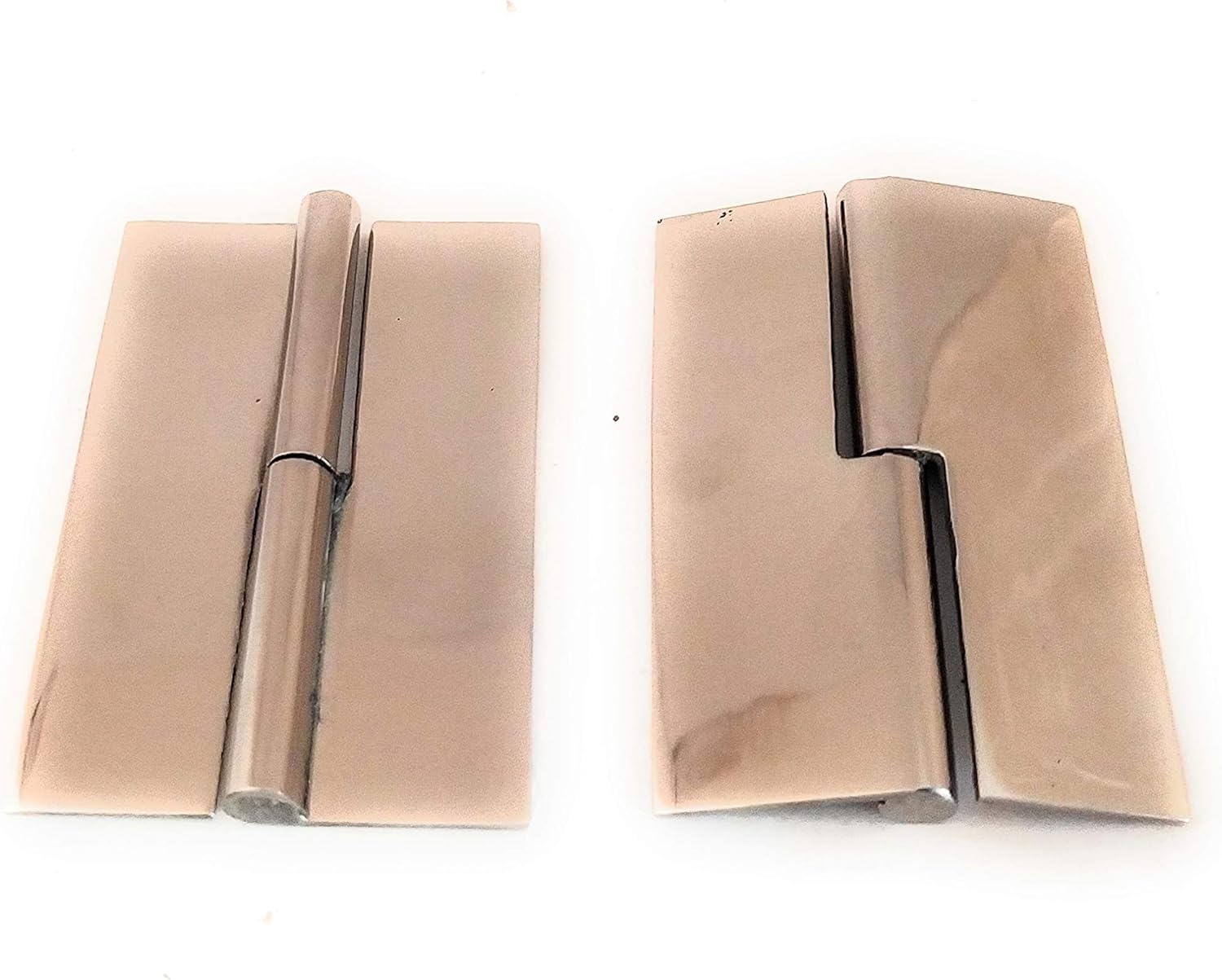 Ssiskcon 3 inch Weld on Hinge Lift Off Hinge Right Mirror Polished 32 Set of 2 Stainless Steel Hinges Pack 1