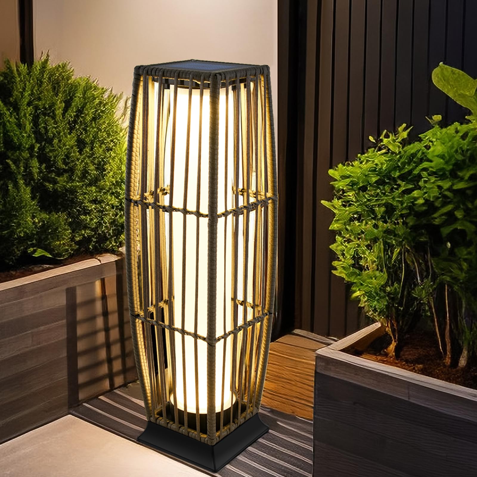 ZBLUXBZ Solar Outdoor Floor Lamp 