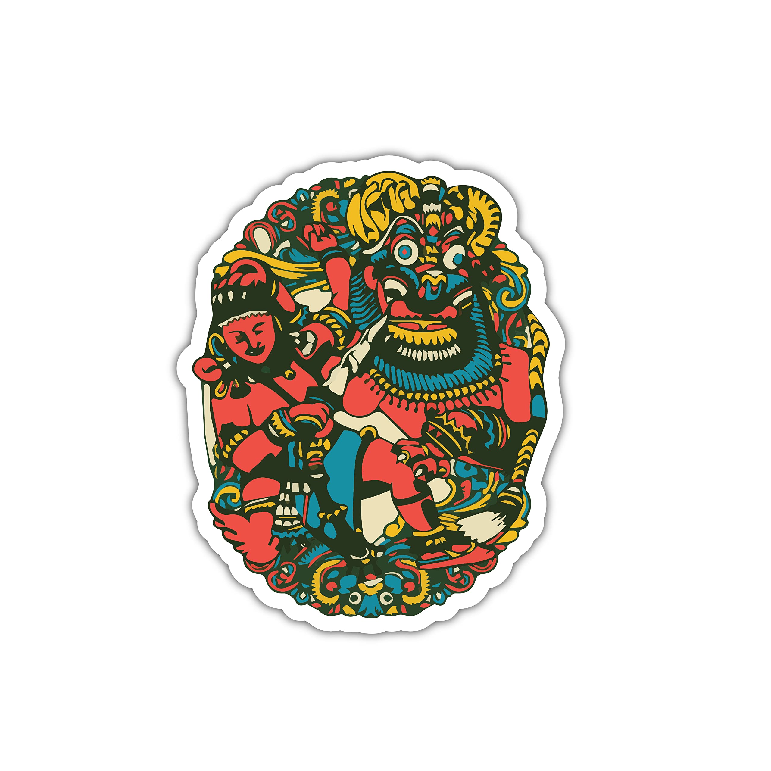 ISEE 360® Psychedelic Creatures Vinyl Decal Printed Coding Programming Sticker for Laptop Bottle Cars Bikes Multicoloured (5 x 7 cms) (B09MN5L4HB) Amazon Price History, Amazon Price Tracker