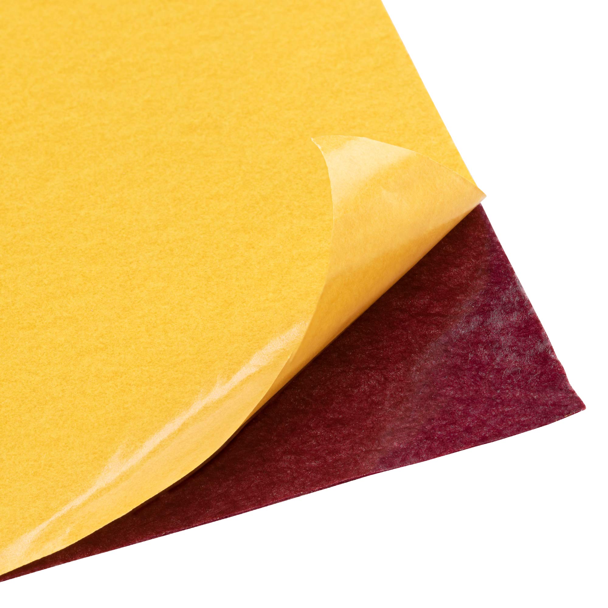 Gedotec Gamuza de fieltro para surtido de soporte de cubiertos, autoadhesiva, para cajón, 100 x 45 cm, vino | 1 unidad - Alfombrilla de fieltro para cajones