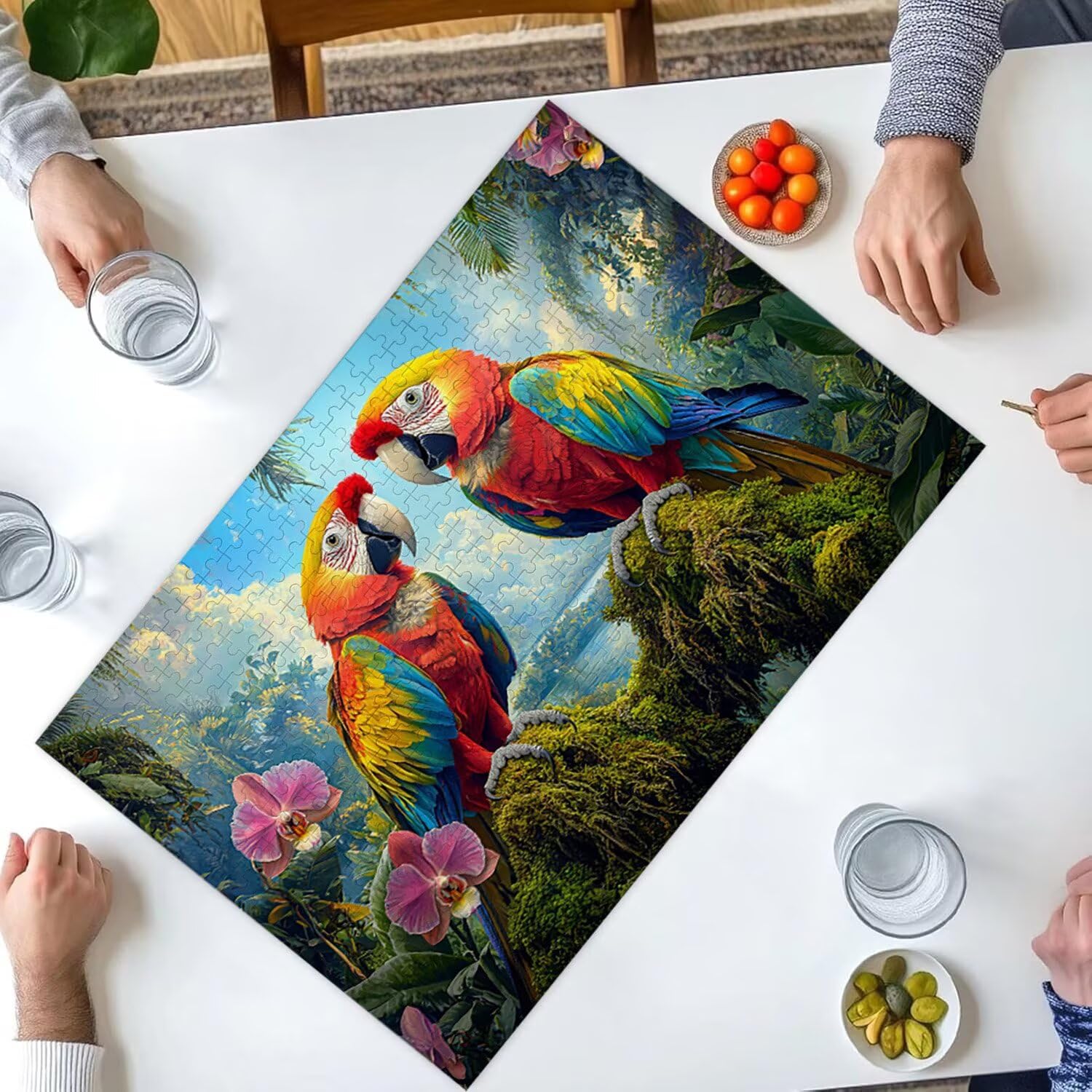 1500 Pezzi di Puzzle, pappagallo1500 Pezzi di Puzzle per Adulti, Regalo di Anniversario, Regalo di Natale, Decorazione Della Casa, Prevenzione Della Degenerazione Cerebrale Negli Anziani v-959