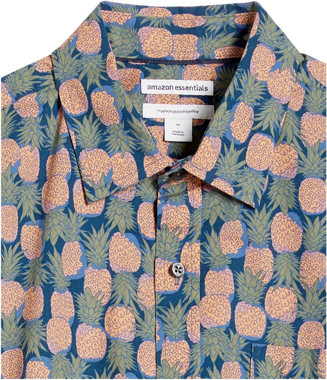 Amazon Essentials Men's Regular-Fit Short-Sleeve Print Shirt - Image 6