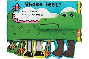 Melissa & Doug: Captivating Soft Activity Baby Book for Sensory Stimulation