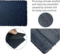 Vista 3 de SPRING SEAON Almohadilla de espuma viscoelástica para axilas y fundas de agarre para las manos, ajuste universal, transpirable, absorbe la humedad