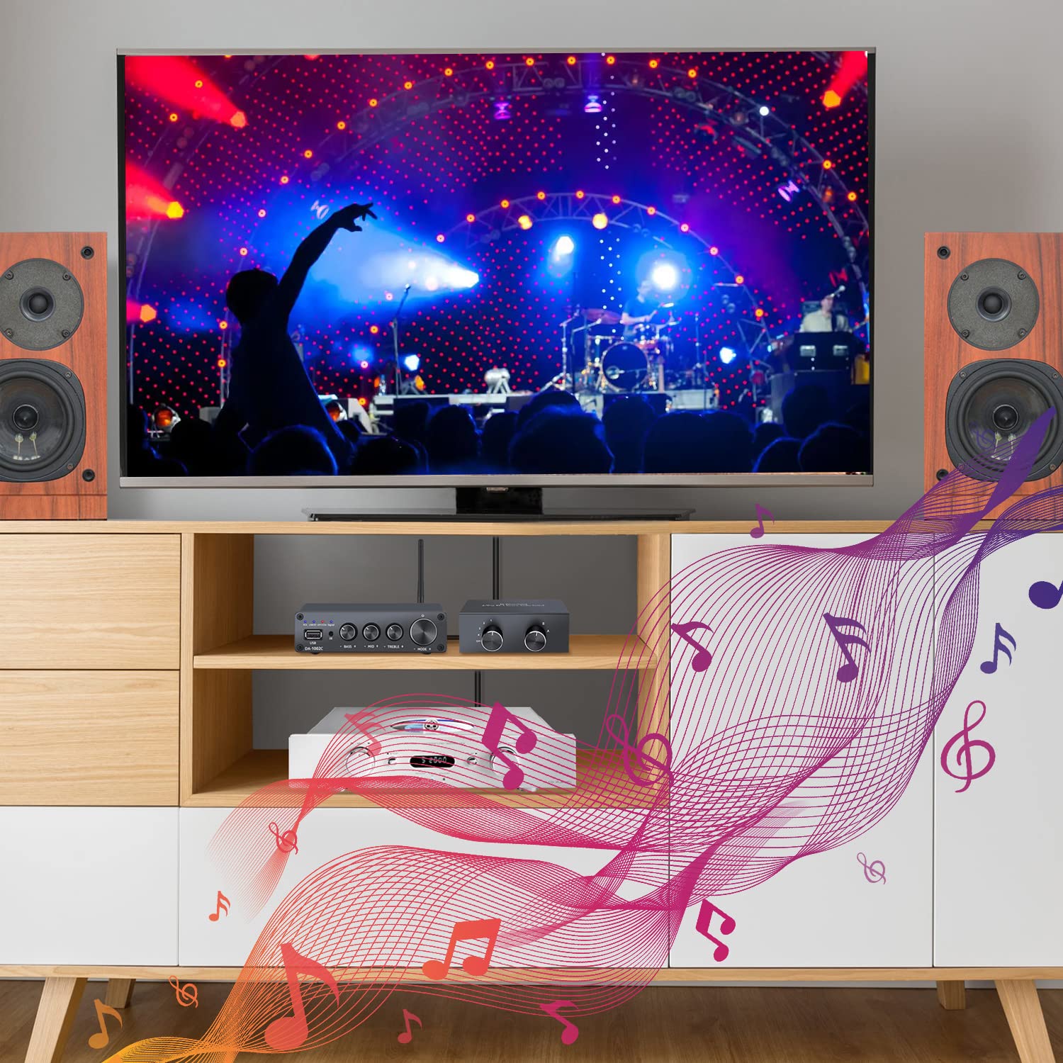 XMSJSIY 4-Way Bi-Directional L/R RCA Stereo Audio Switcher, 2 in 4 Out or 4 in 2 Out - Image 4