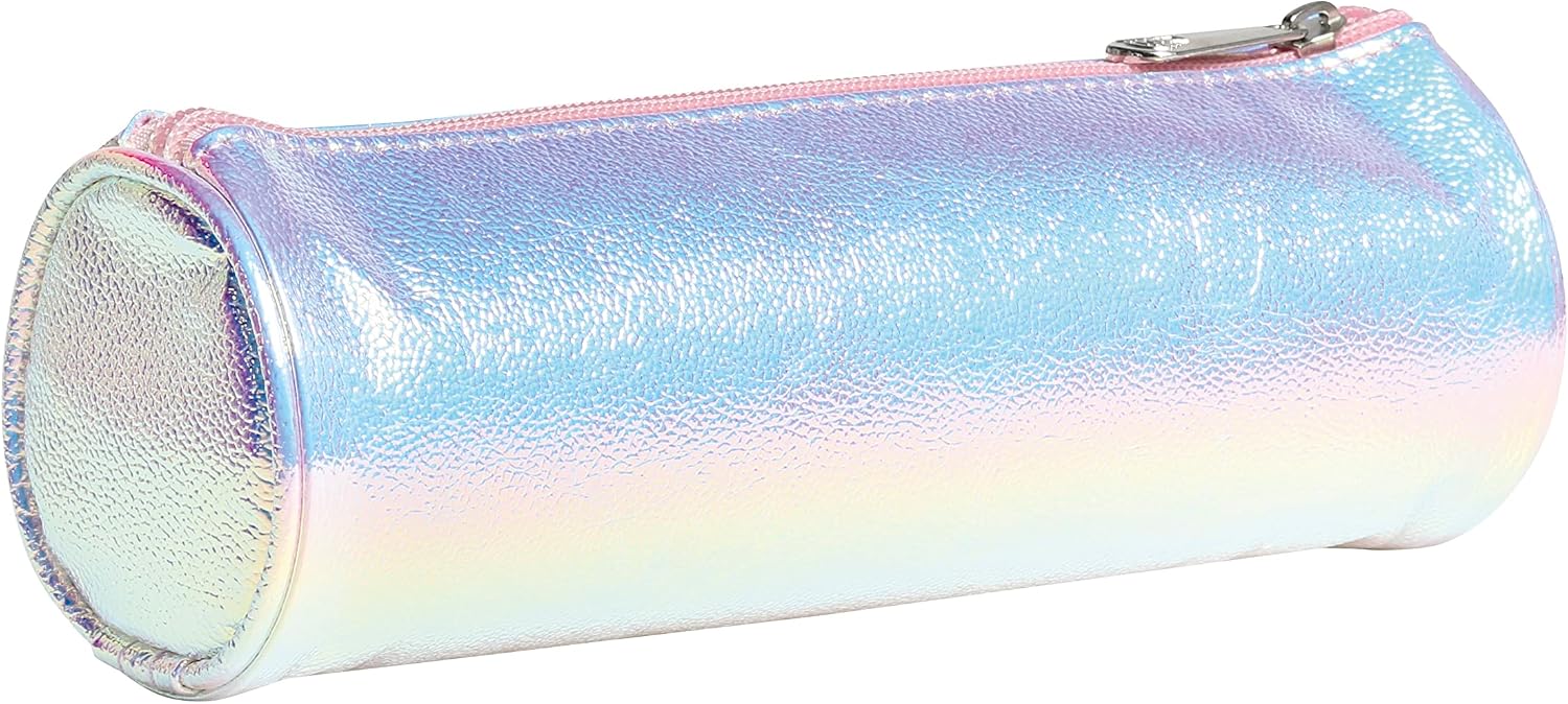 Exacompta Ariel 99489E Round Pencil Case (Assorted Colors)