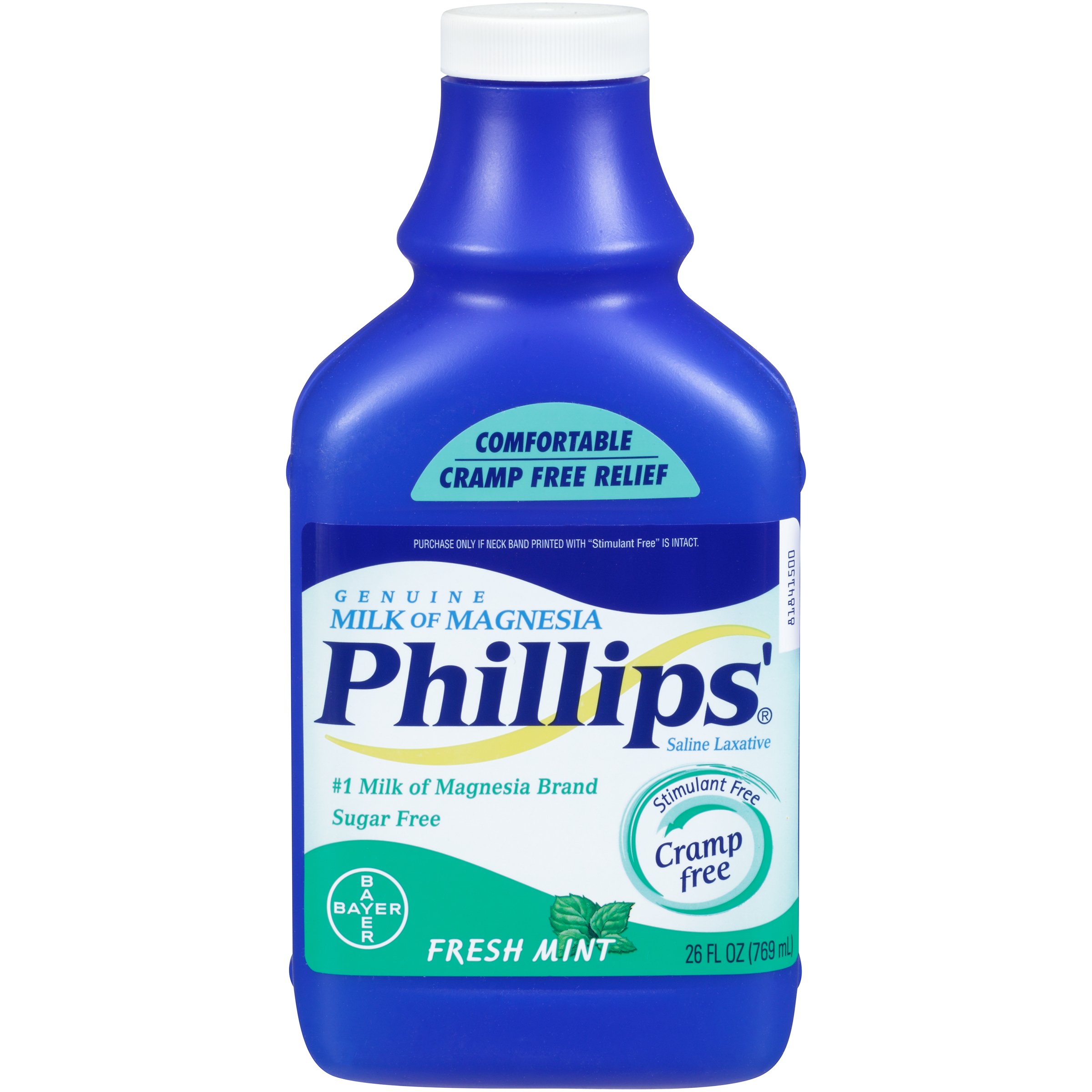 Milk of Magnesia Laxative, Fresh Mint, 26 Fl Oz (Pack of 2)