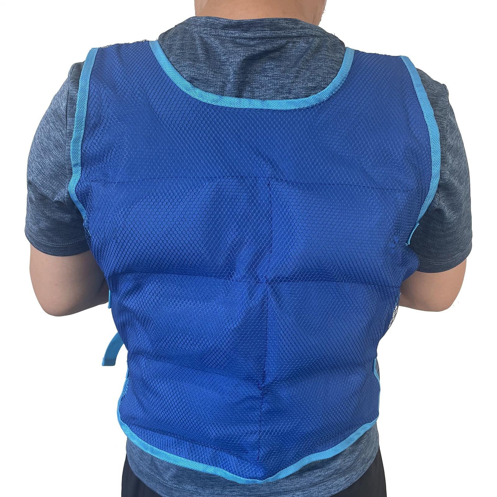 Manteau de glace rafraîchissant - Gilet froid réglable, équipement de décharge de chaleur en plein air | Poches à glace intégrées - Design léger, gilet rafraîchissant respirant avec inserts froids
