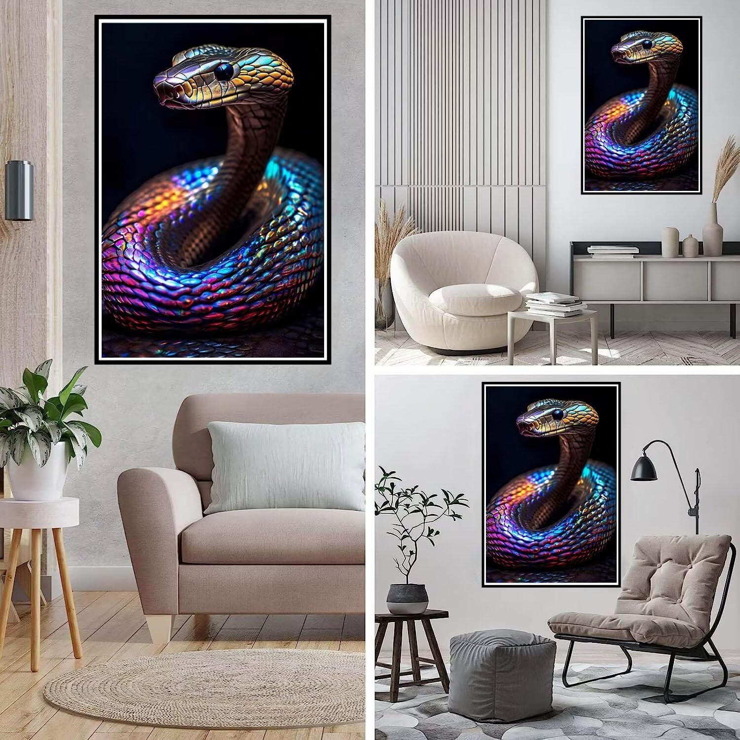DIY 5D diamentowy zestaw dla dorosłych samotne zwierzę 70 x 100 cm duży pełny wiertło diamentowy haft klejony kryształ górski haft krzyżykowy puzzle do domu salonu sypialni płótno sztuka dekoracja ścienna L1081