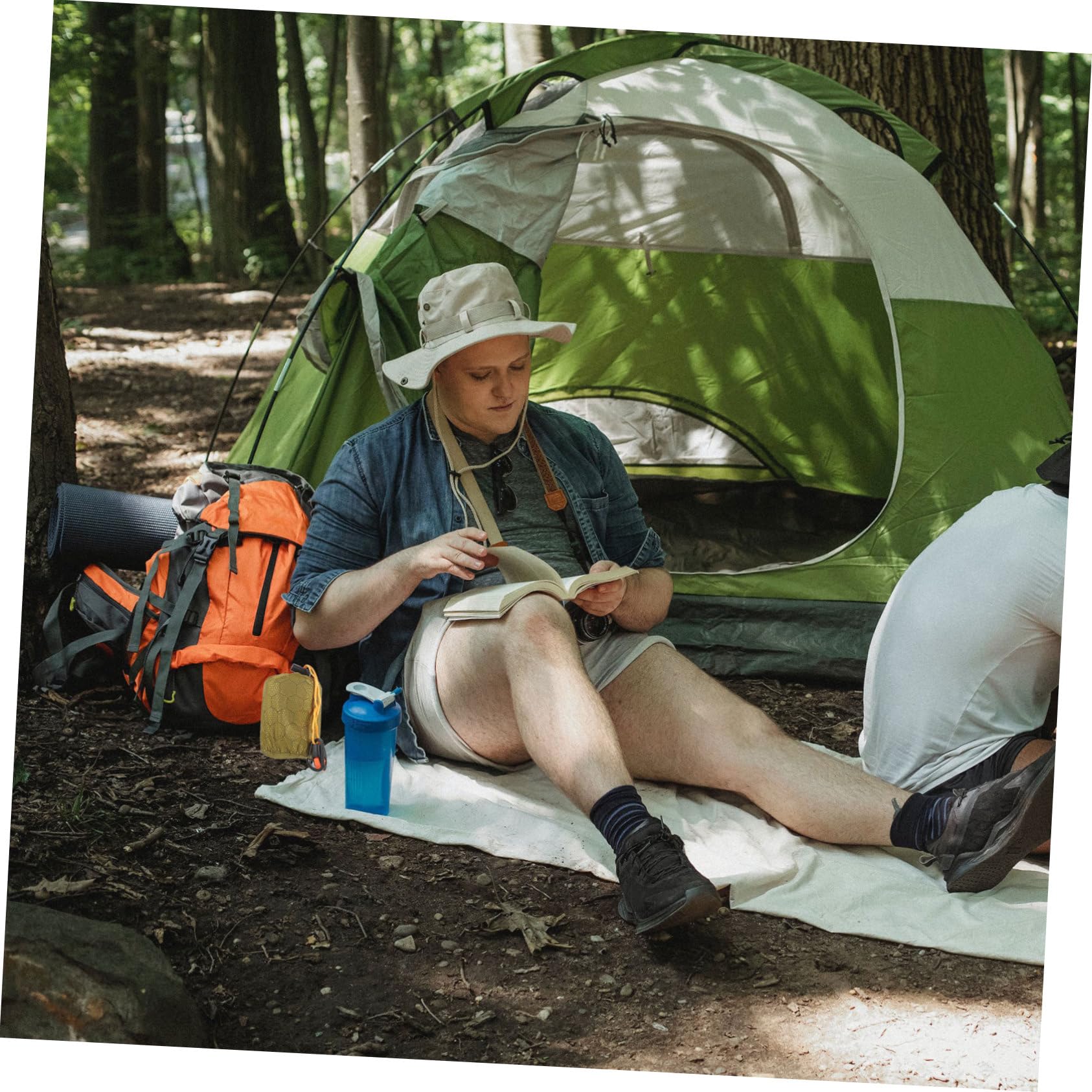 HANABASS Pe Aluminiumfolie Schlafsack Notfall Schlafsack mit Wärmeisolierung und Tragetasche für Outdoor Aktivitäten für Camping und