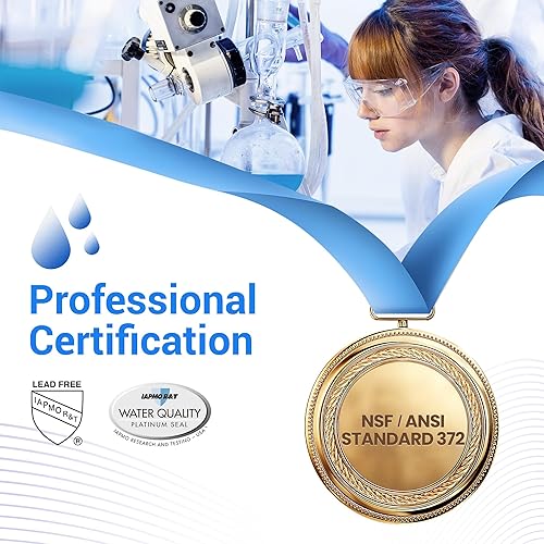 Miniatura 2 de Filterlogic Filtro de agua certificado NSFANSI 372, repuesto para elementos de purificación Berkey BB9-2 Black y sistema de filtro de gravedad