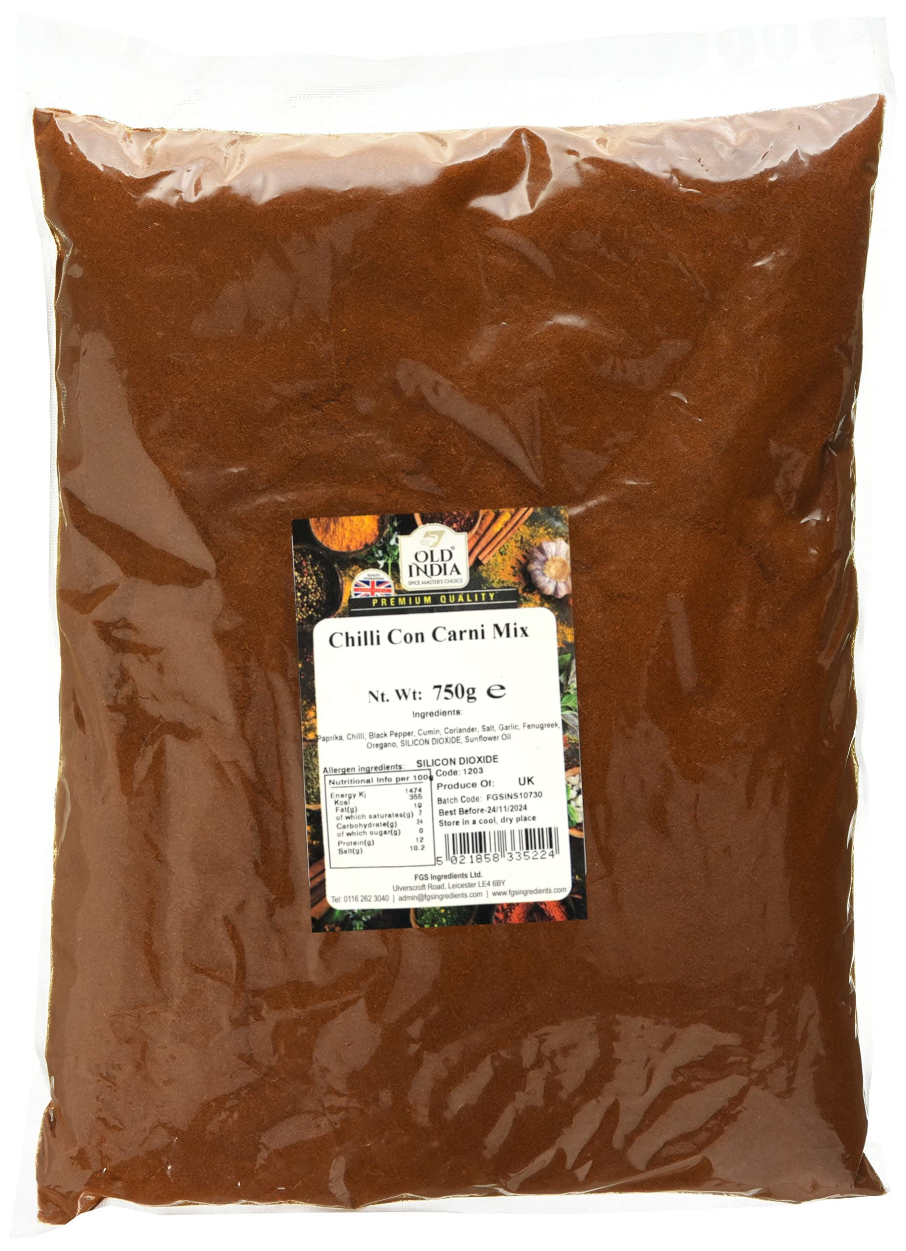 Old India Chilli Con Carni Mix 750 g