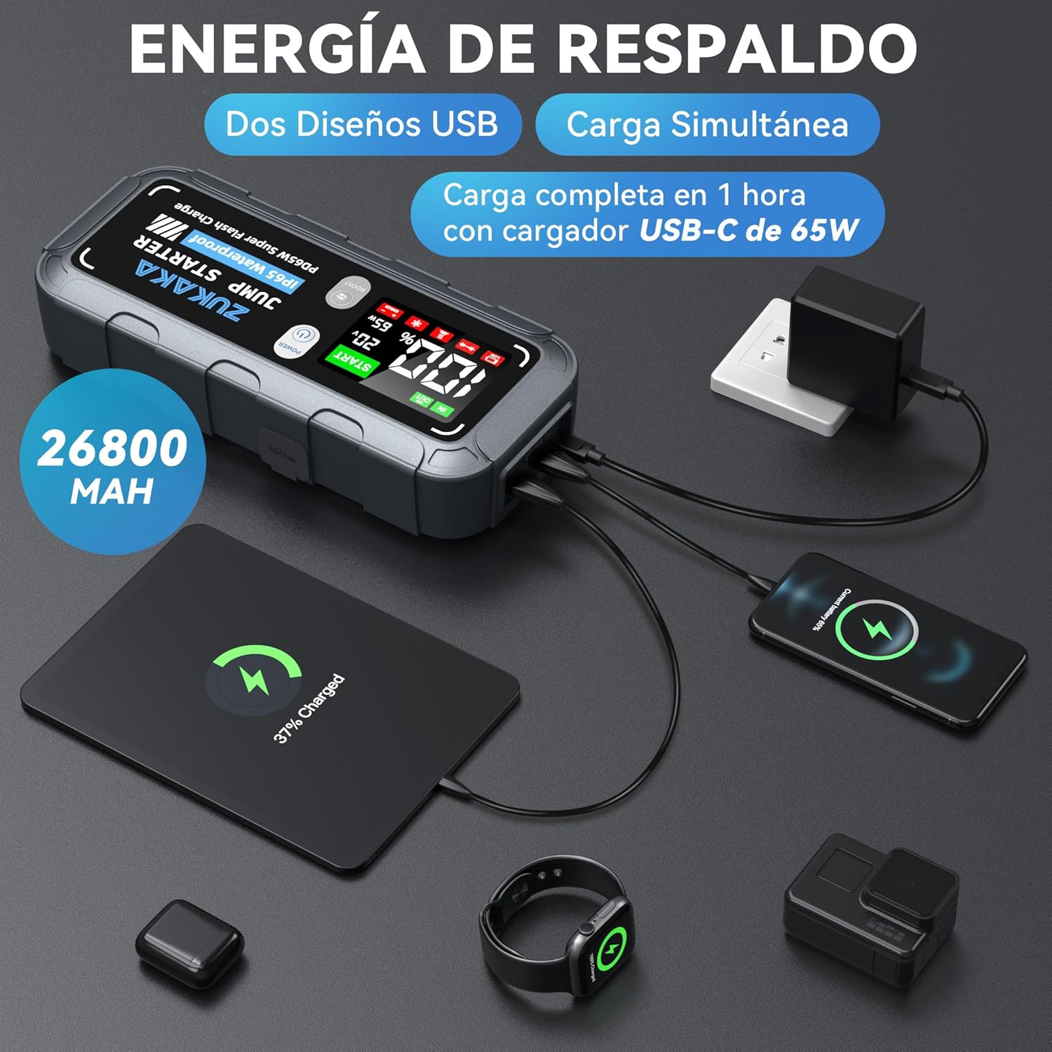 ZUKAKA ZK005 Power Bank Function