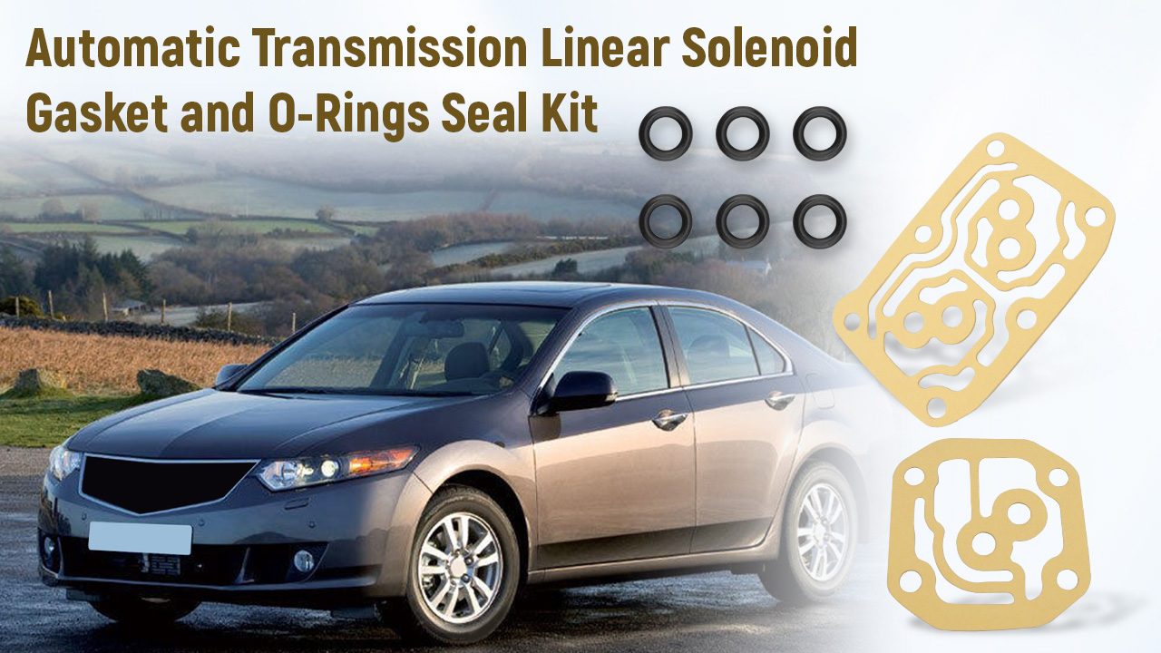 Image of 28262-PRP-000 Automatic Transmission Linear Solenoid Gasket and O-Rings Seal Kit Fit for Honda Accord Element CR-V Acura TSX RSX 2002-2011, Replacement 28252-PRP-000