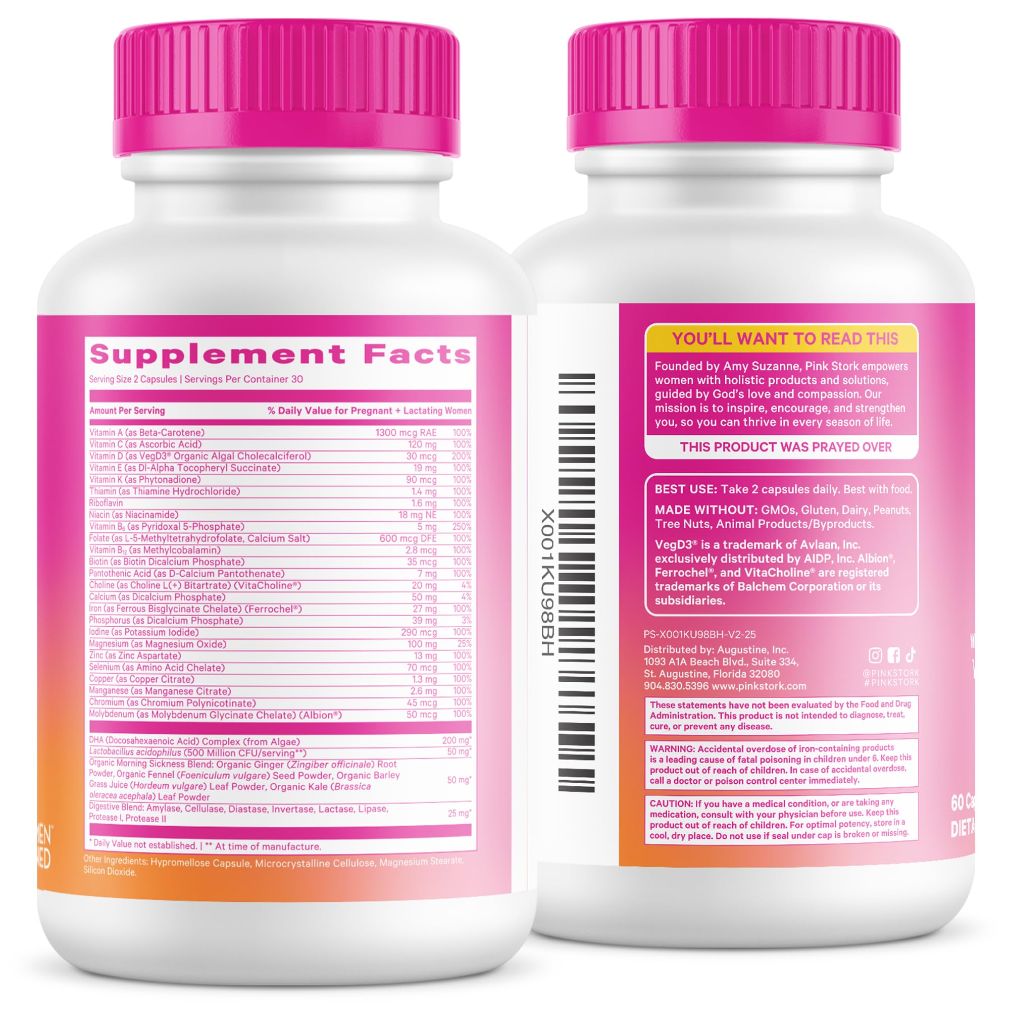 Pink Stork Premium Prenatal Vitamins for Women, 60 Count — Amazon image 9