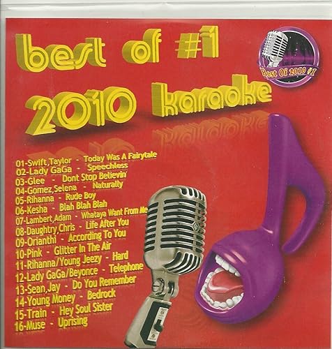 BEST OF 2010 #1 CD+G KARAOKE 16 Current Pop Songs