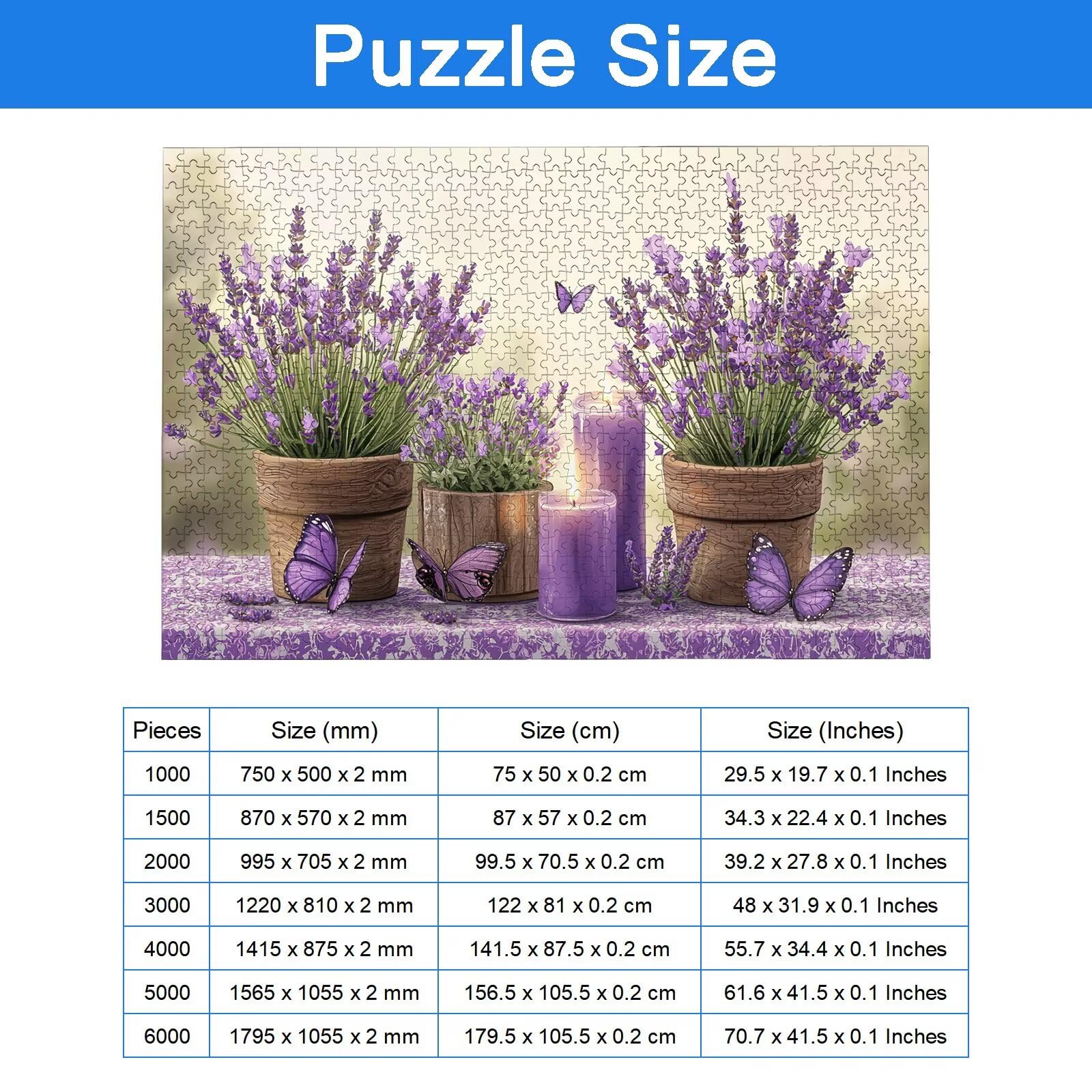 Puzzle 5000 Pezzi Fiore, Puzzle Zen 5000 Pezzi Arte per Adulti e Bambini, Misura: 156.5x105.5 cm, Puzzles Legno per Adulti con Squisita Scatola di Imballaggio, Idea Regalo Donna, Regalo Uomo, -9067