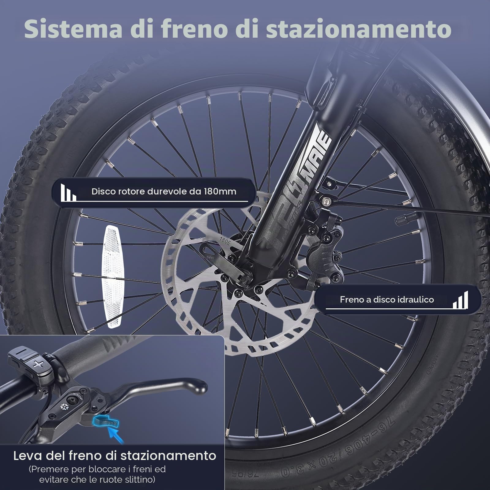 Fafrees F20 Mate Triciclo Elettrico Pieghevole, per Adulti Anziani, Batteria 48V/18.2Ah, Gomme 20 * 3.0", Autonomia 60-110KM