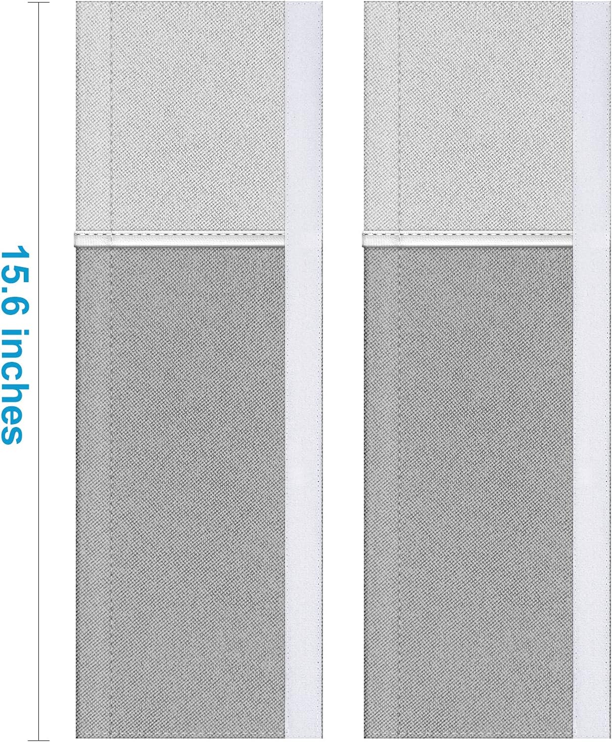 Refrigerator Handle Covers,2PCS, Safeguard Your Kitchen and Appliances and Keep Them Clear of Grease, Stains etc. Upgrade Your Kitchen Decor with Original Design,Timesaver! (Grey/Platinum)