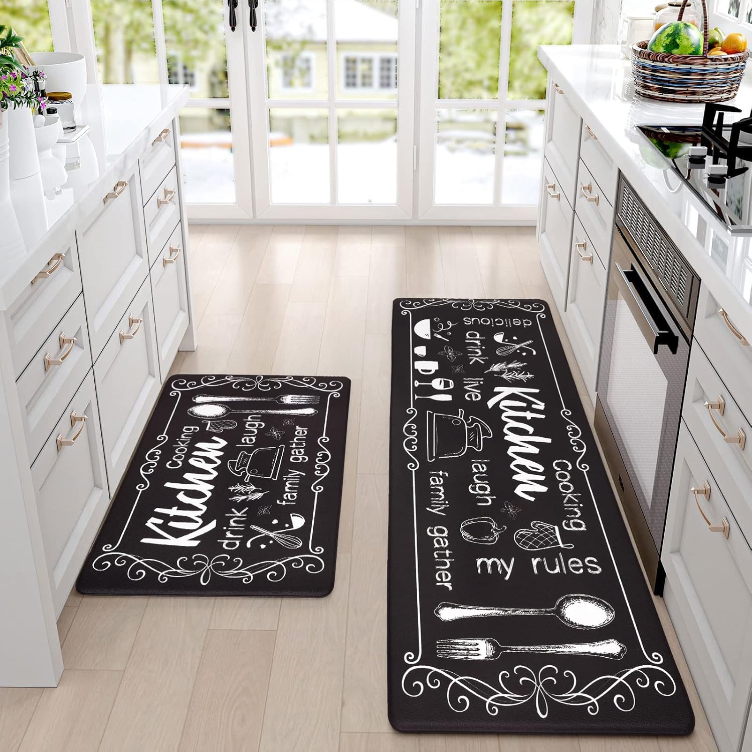 FRAMICS Kitchen Rugs and Mats Cushioned AntiFatigue