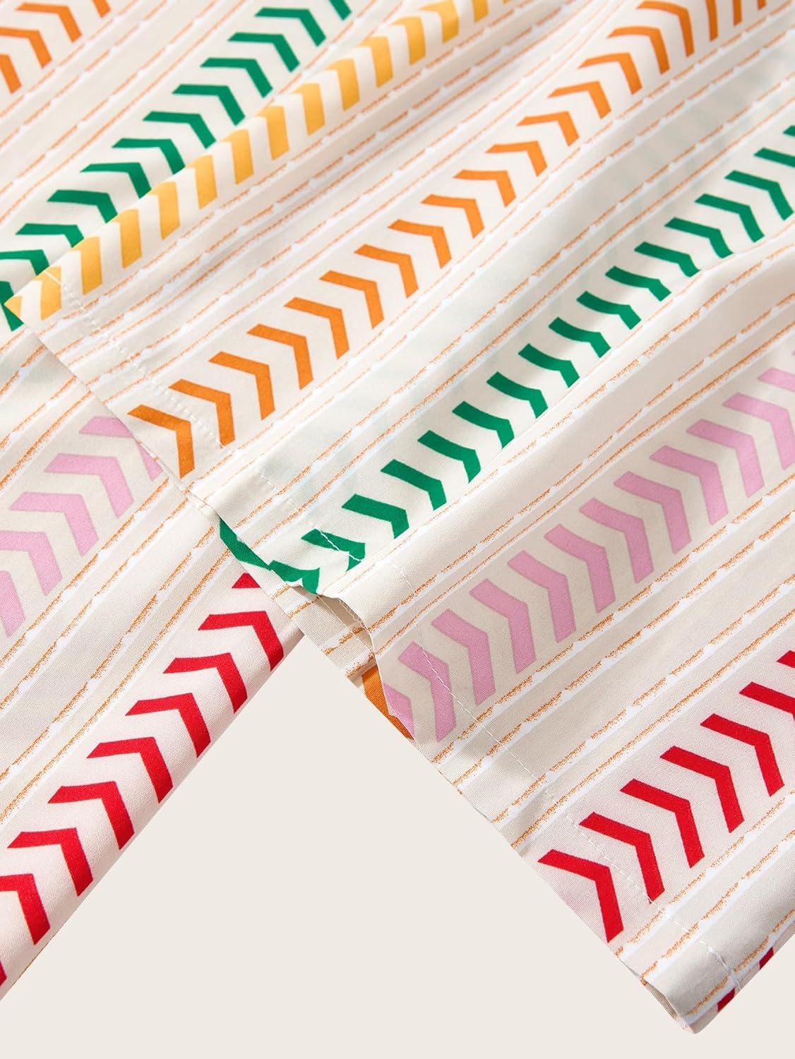 Women's Tie Front Wide Leg Palazzo Pants Geo Print High Waisted Boho Trousers Beach Vacation Clothes - Image 4