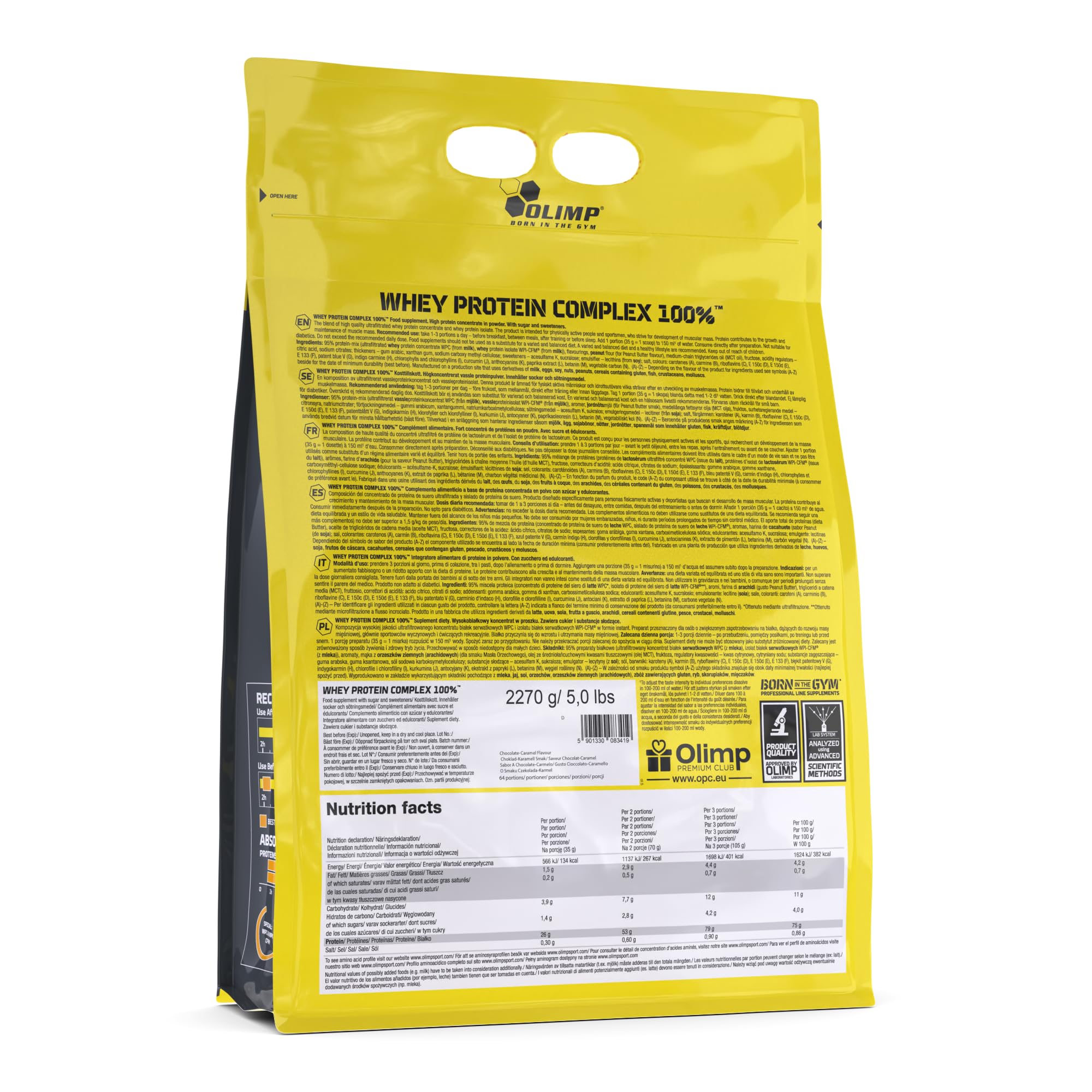 Olimp Sport Nutrition Whey Protein Complex 100% Chocolate 2270g - View #3
