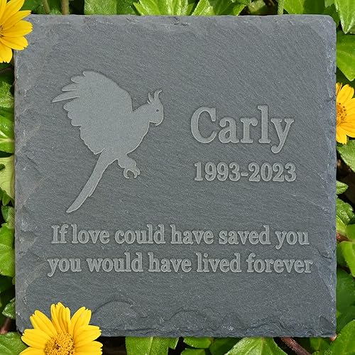 Miniatura 3 de Regalo de piedra conmemorativa para mascotas, lápida conmemorativa de jardín, marcador de tumba de Gecko, lápida de condolencia, regalo