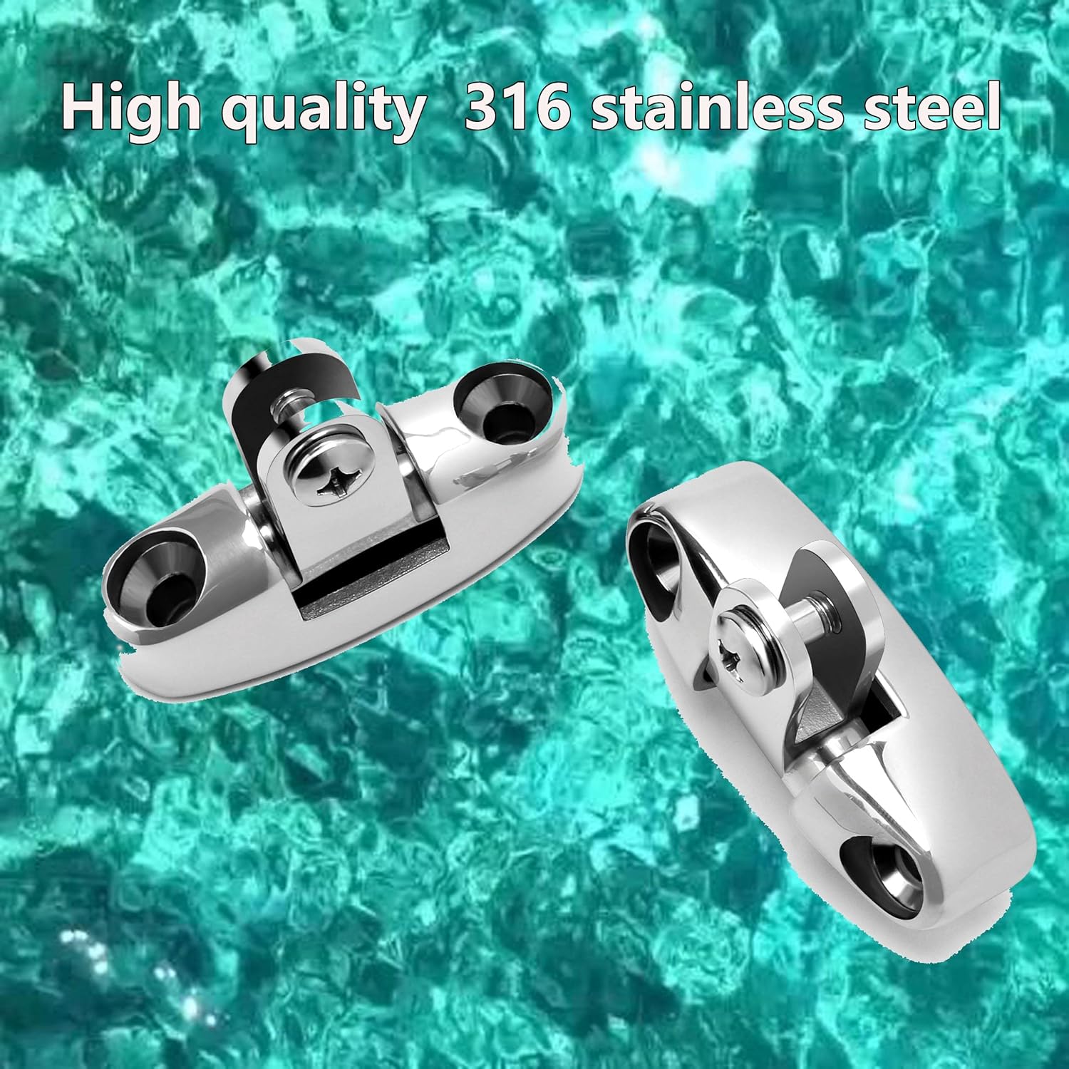 Buy Boat Bimini Top Deck Hinge Swivel Mount 316 Stainless Steel Swivel
