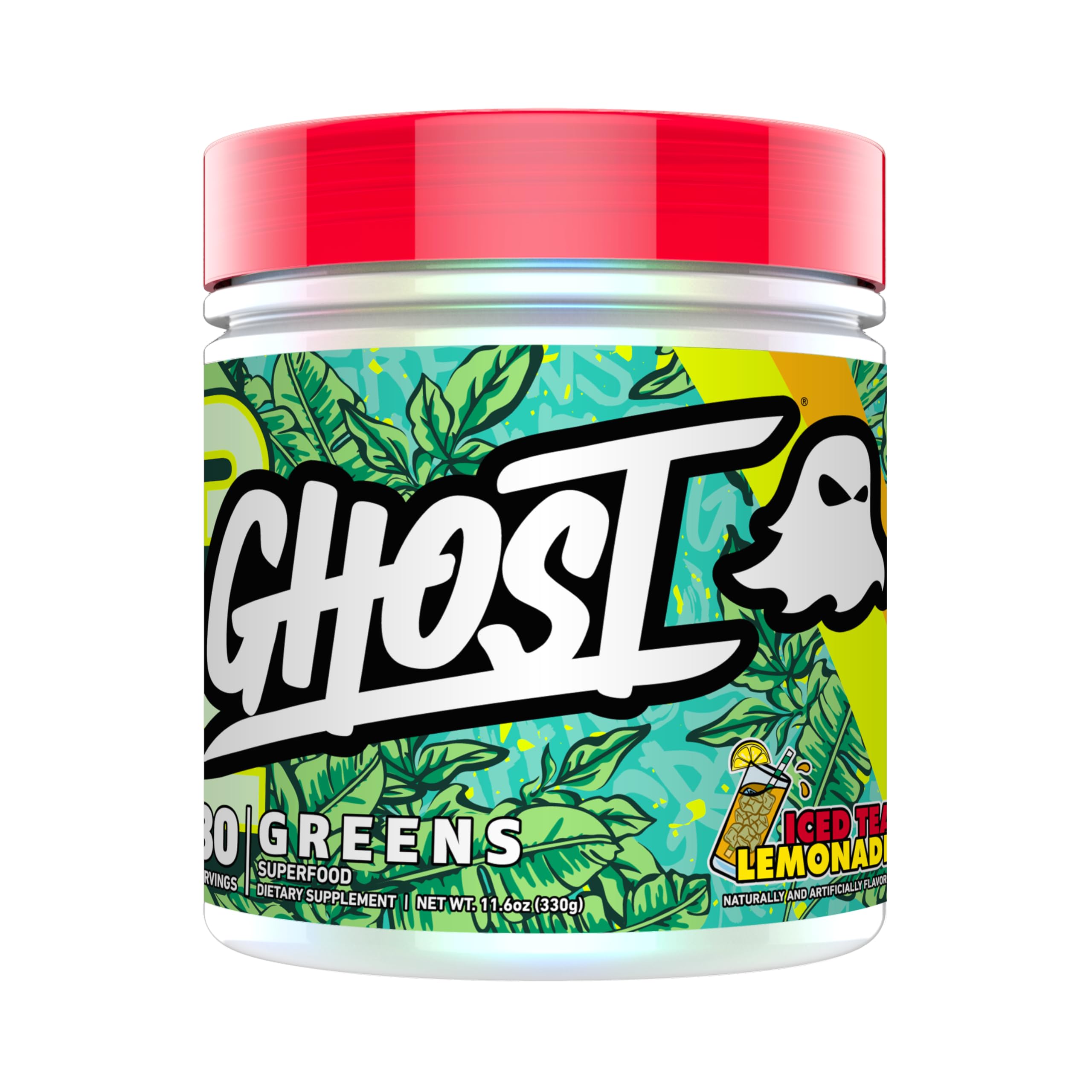 Iced Tea Lemonade Greens Superfood Supplement by GHOST