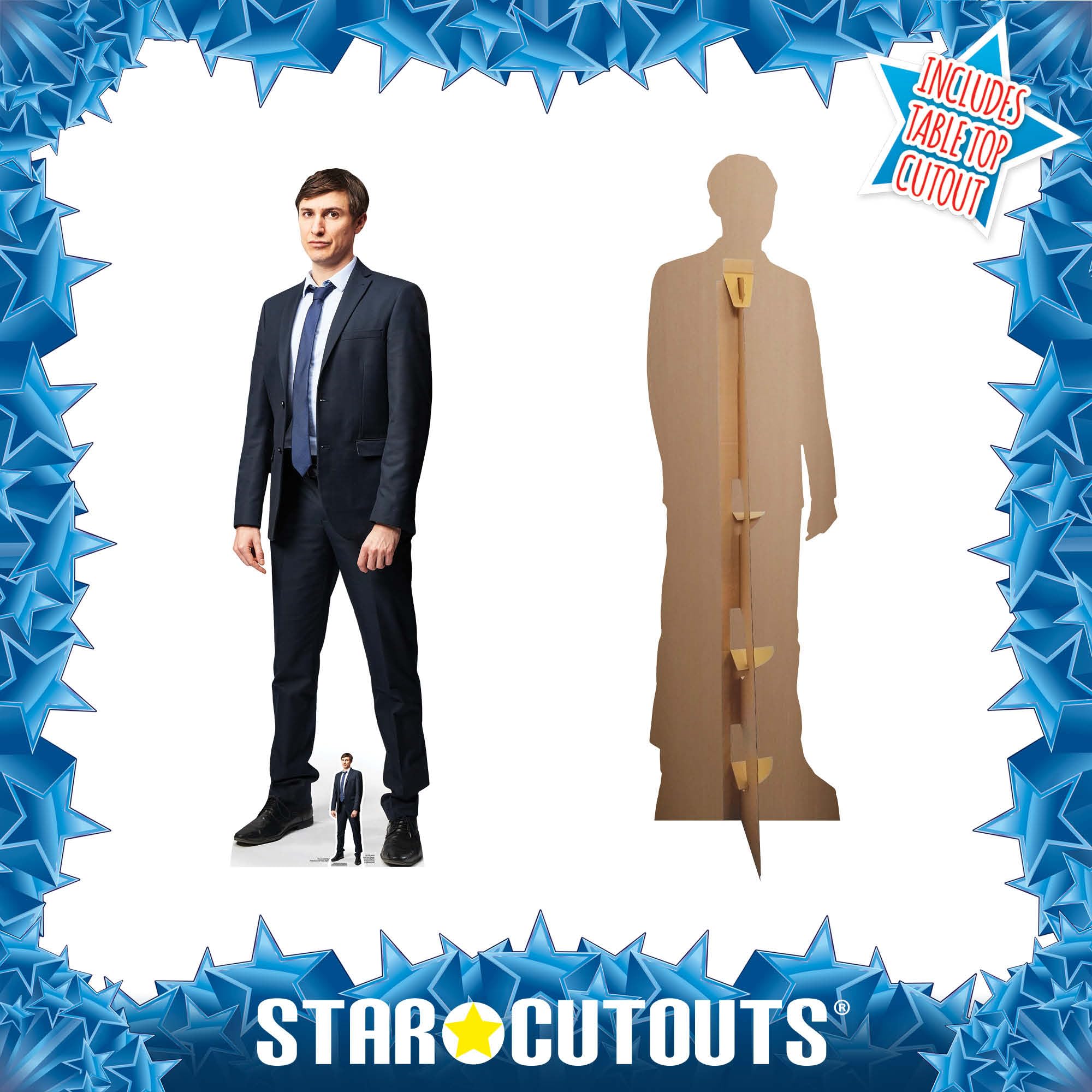 STAR CUTOUTS SC1570 Jonny Friday Night Dinner Tom Rosenthal Silhouette en carton grandeur nature