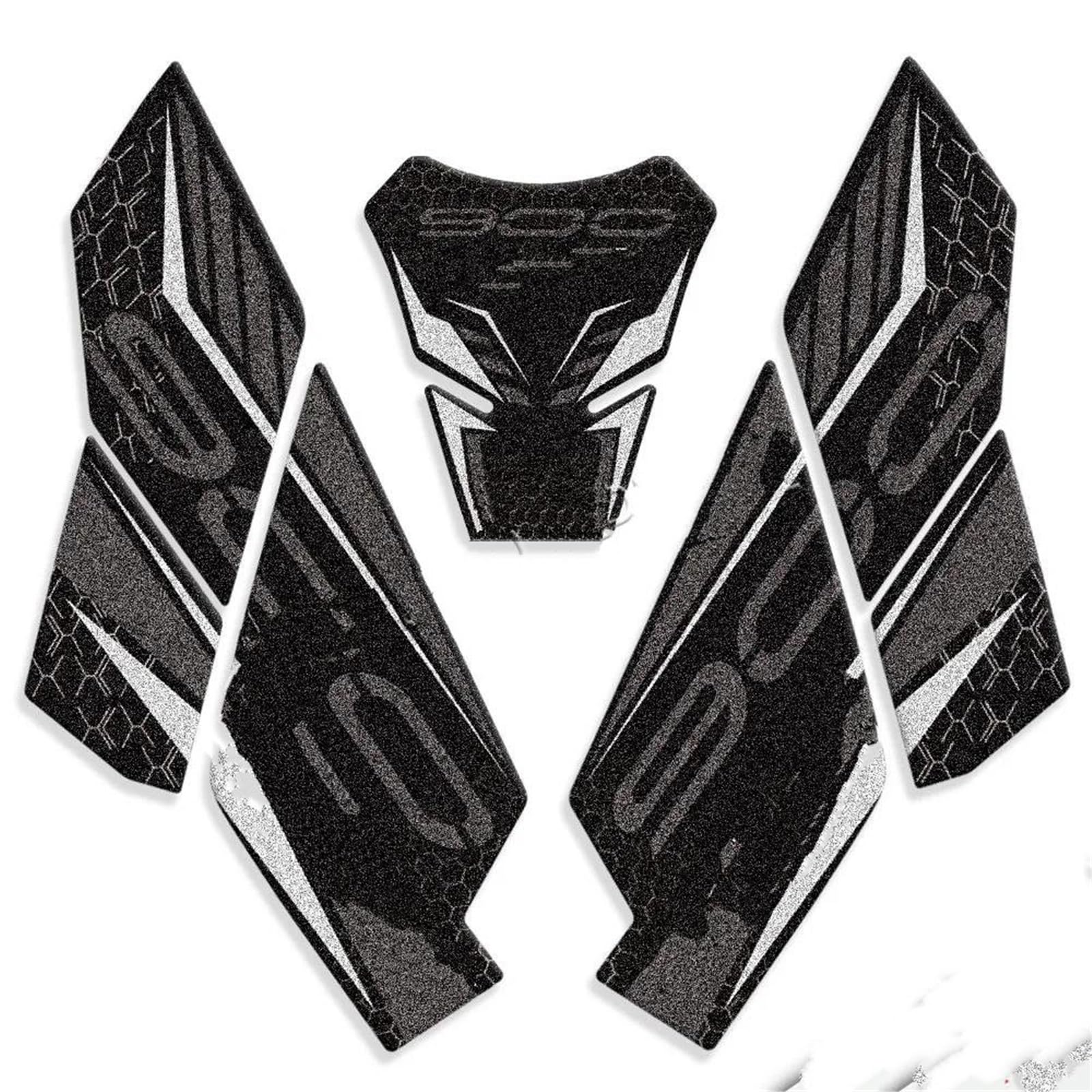 Motorcycle Anti-Slip Tank Pad Sticker Gas Cap Oil Decal Waterproof for Kawasaki for Z900 2017-2024 Streetfighter(Color4)