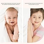 Dream On Me Snuggles Extra Firm Fiber Portable and Mini Crib Mattress in Blue Mist, Greenguard Gold Certified, Soft Breathable Mesh Cover, Lightweight Baby Mattresses for Cribs