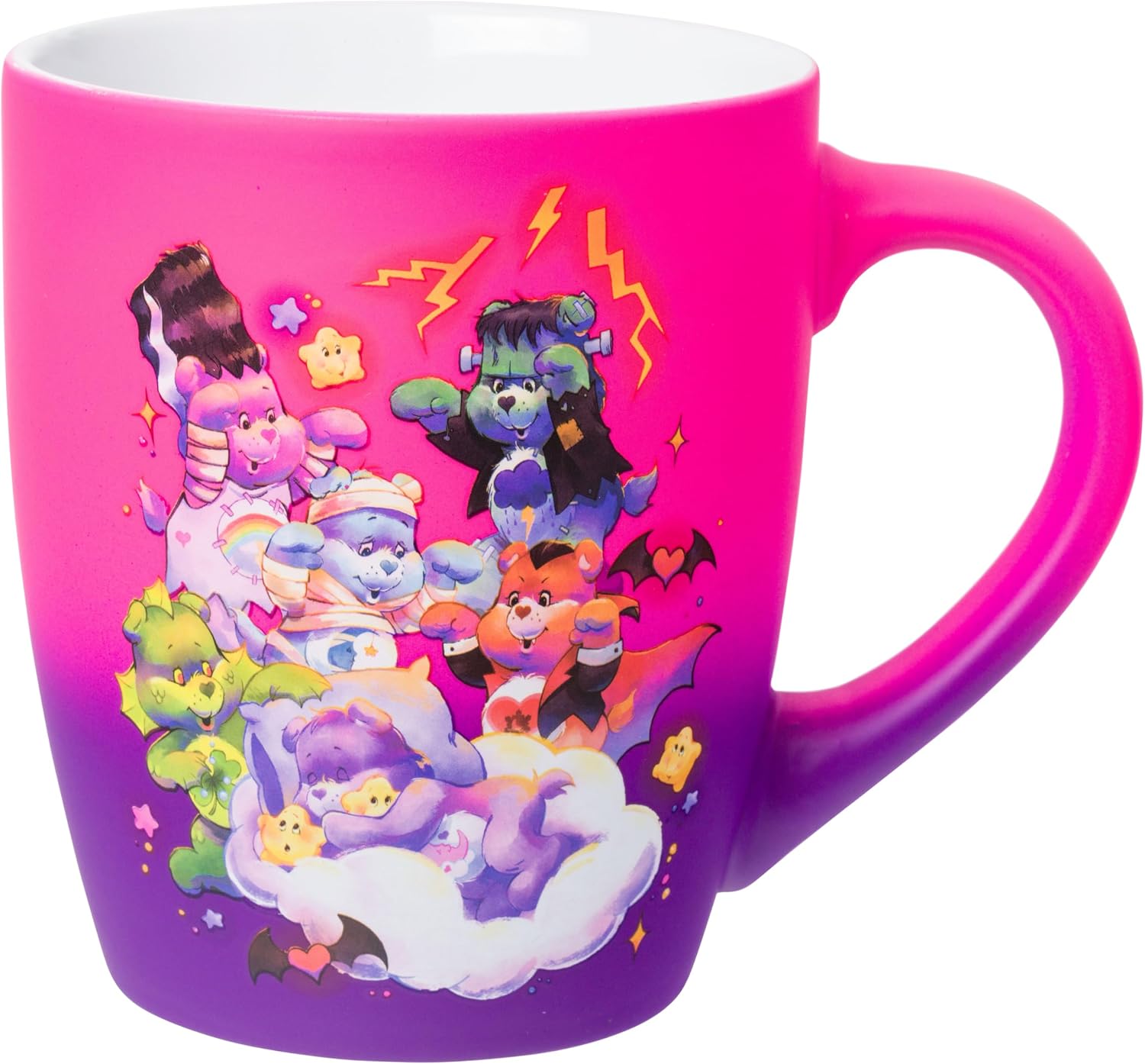 Silver Buffalo Care Bears Universal Monsters, Ceramic Mug, 25oz